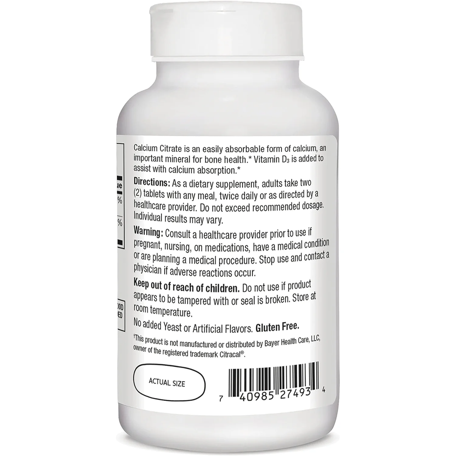 Calcium Citrate + D3 Maximum - Image 3