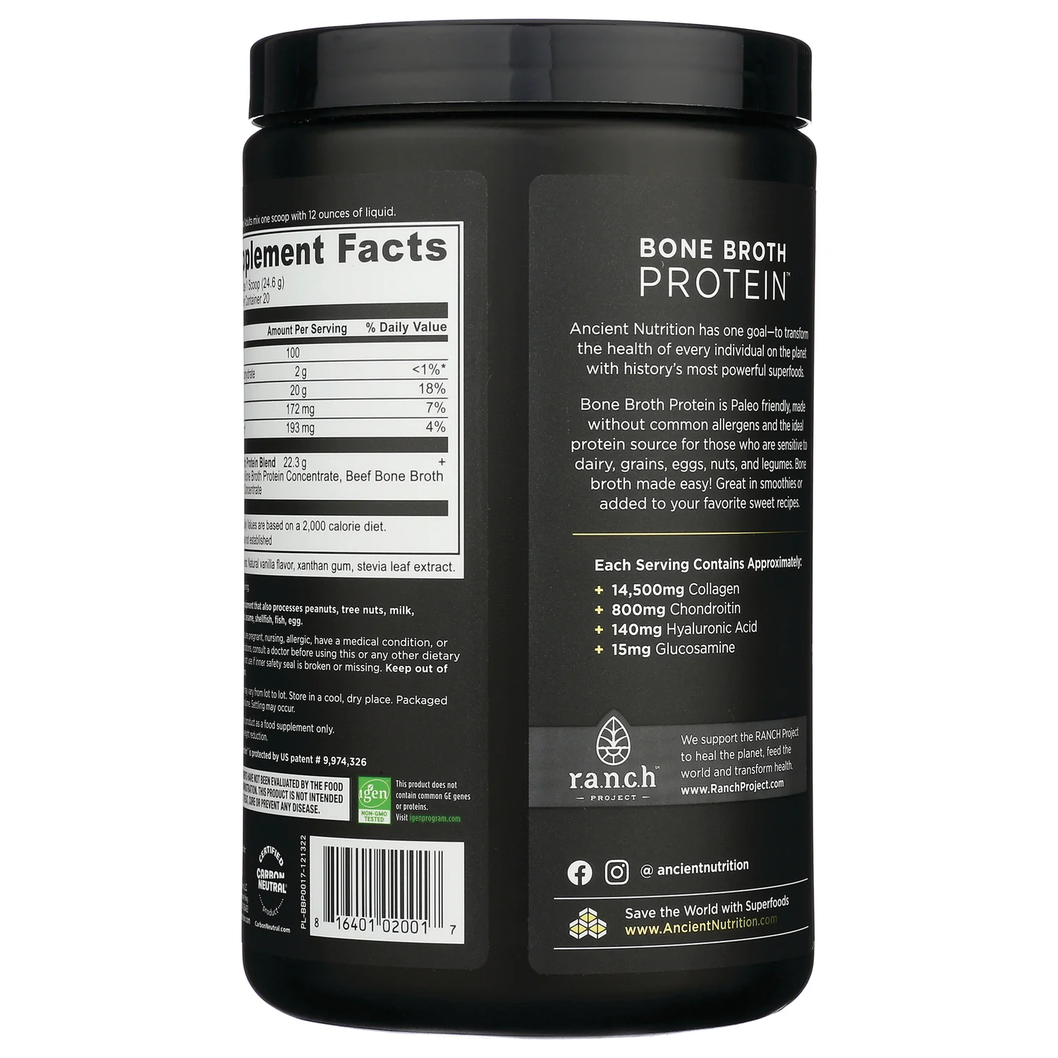Bone Broth Protein - Vanilla - Image 3