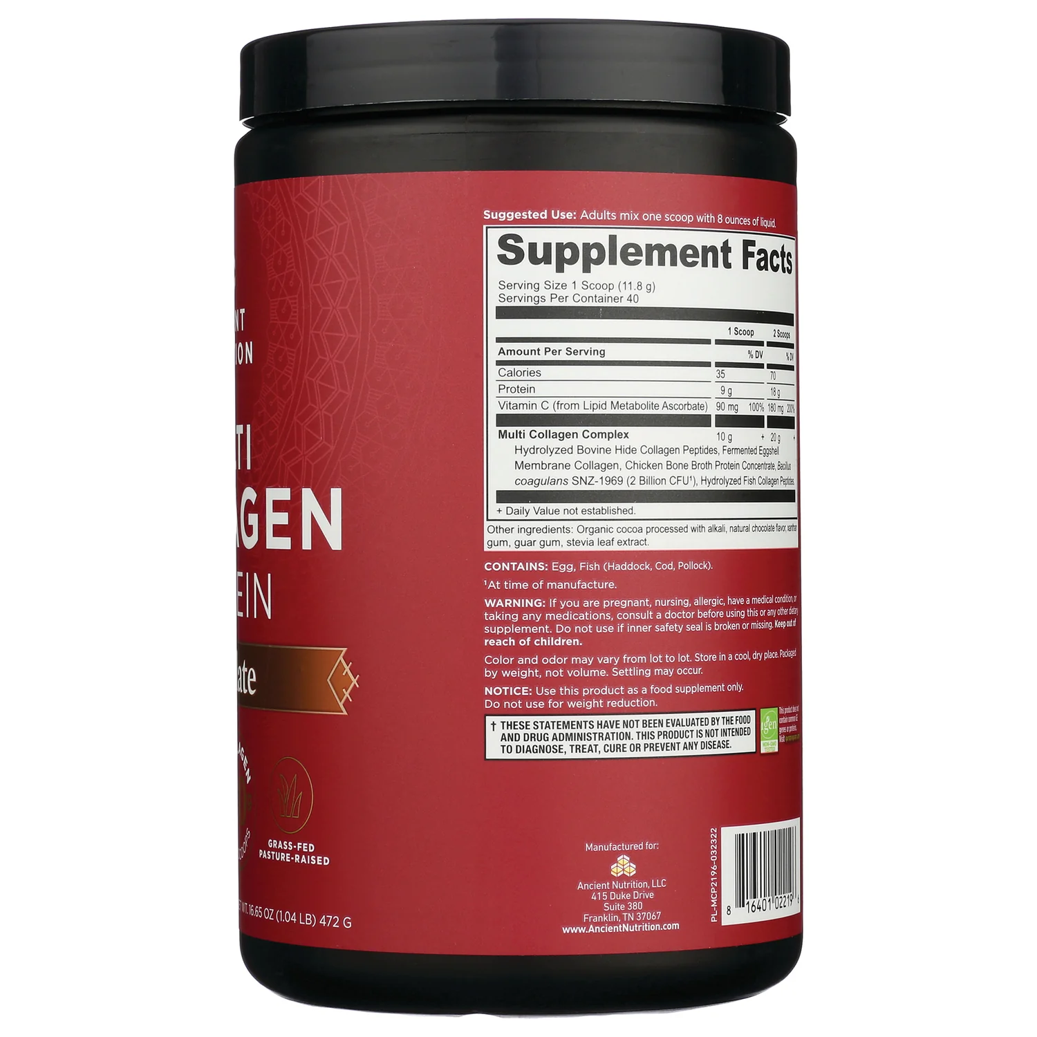 Multi Collagen Protein - Chocolate - Image 2
