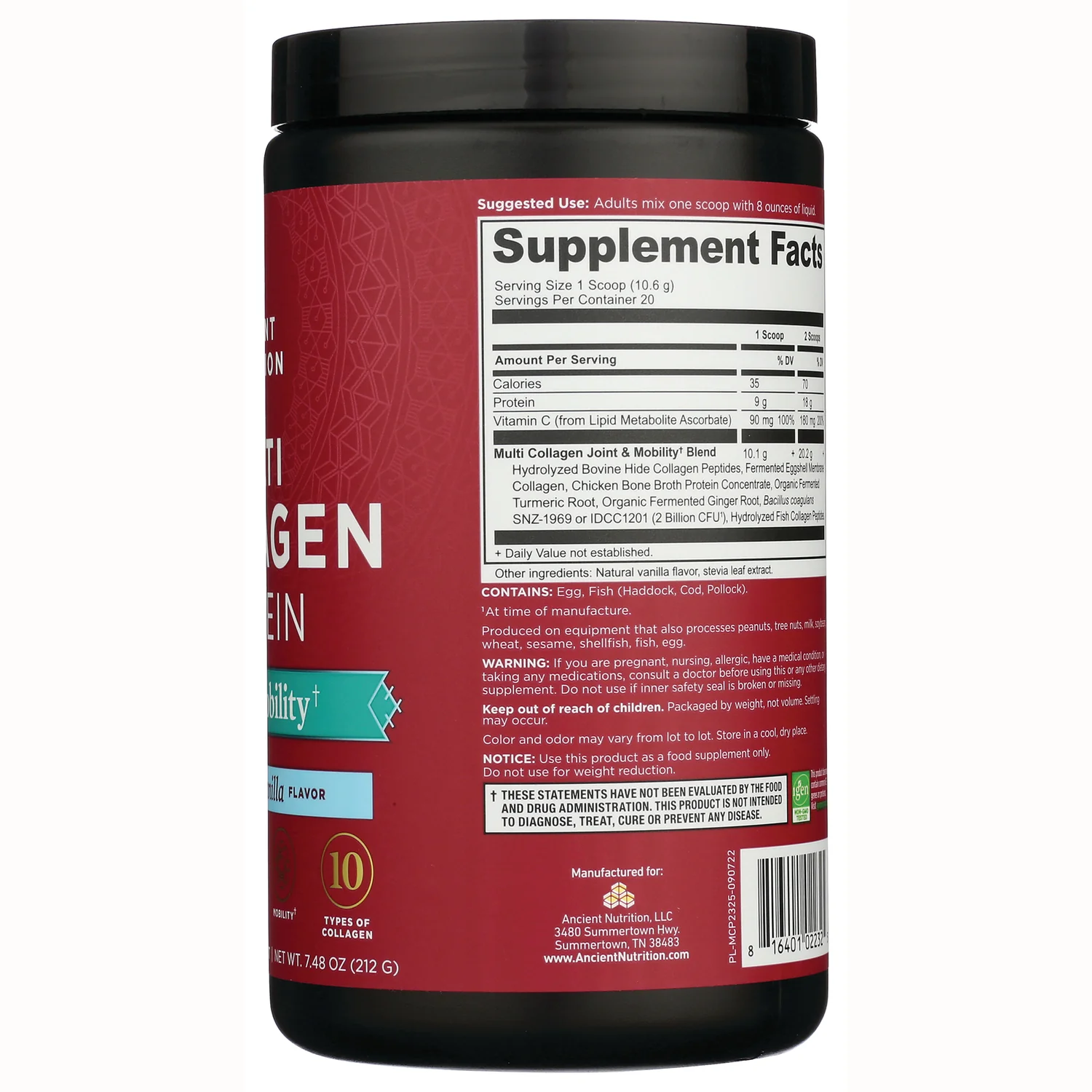 Multi Collagen Protein Joint + Mobility - Vanilla - Image 2