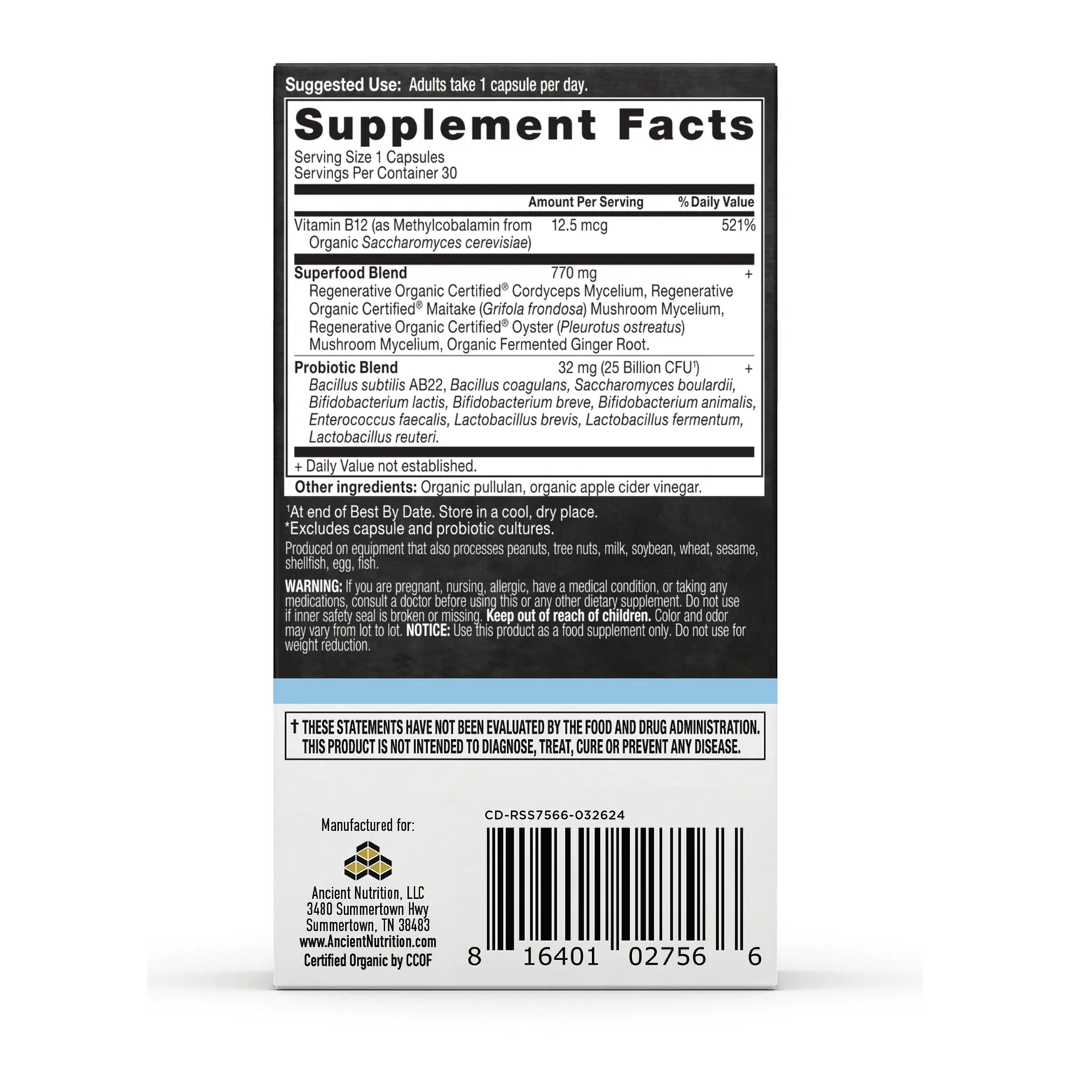 Once Daily Probiotics - Shelf Stable - Image 2
