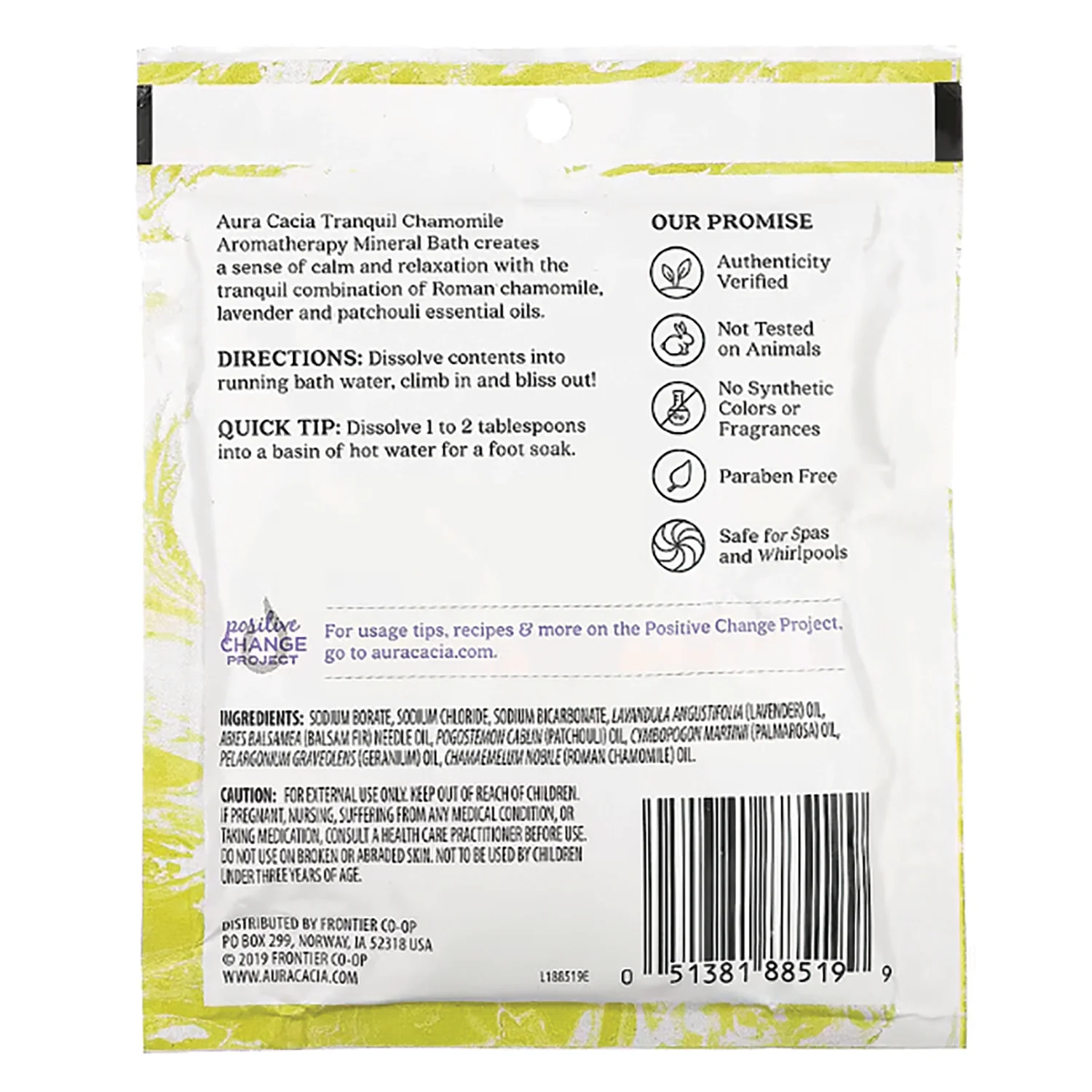 Aromatherapy Mineral Bath - Chamomile - Image 2