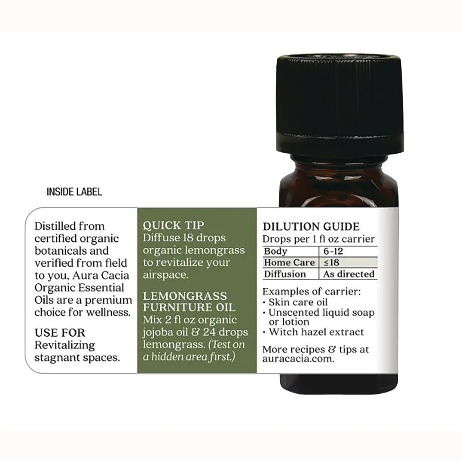 Organic Lemongrass Pure Essential Oil - Image 3