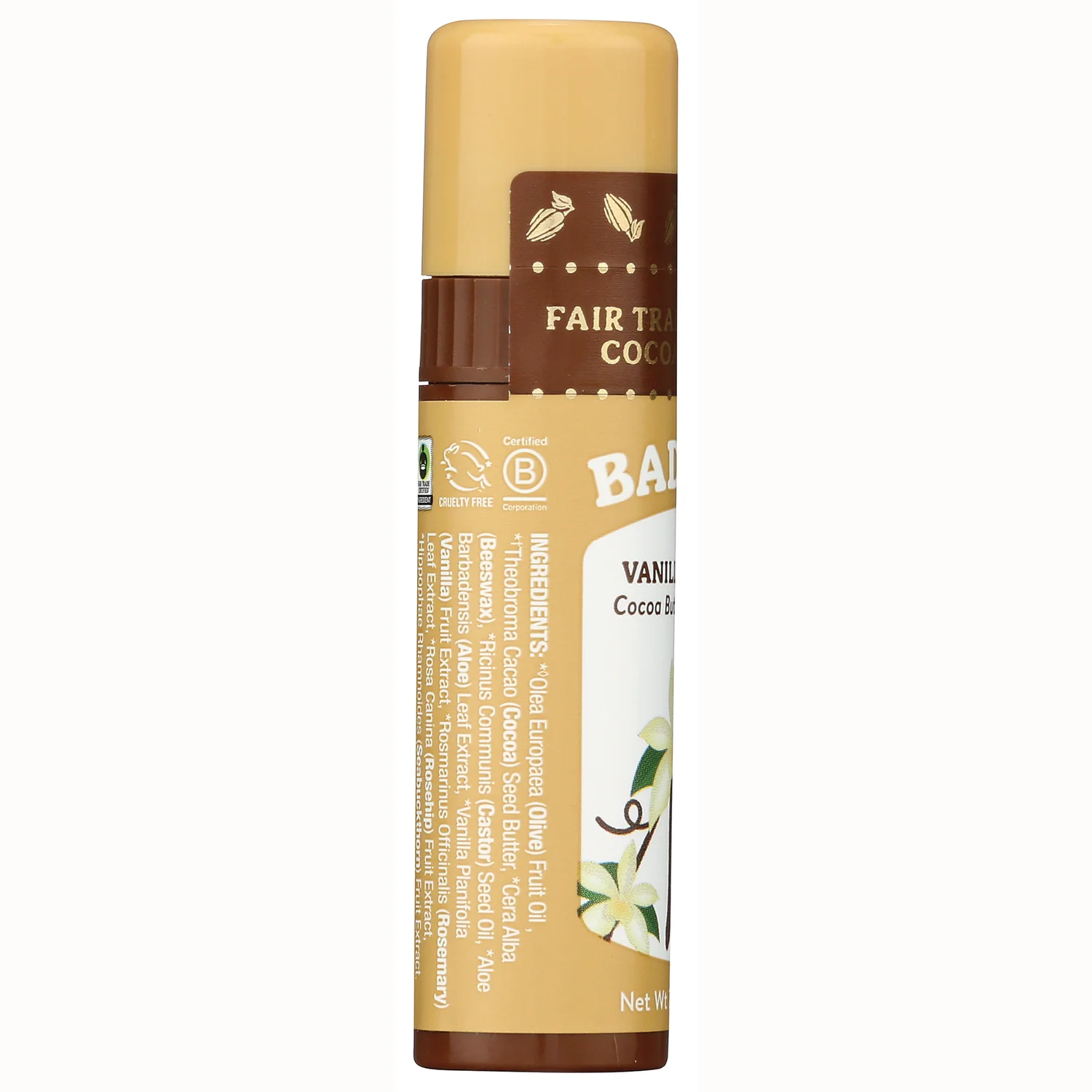 Cocoa Butter Lip Balm - Vanilla Bean - Image 2