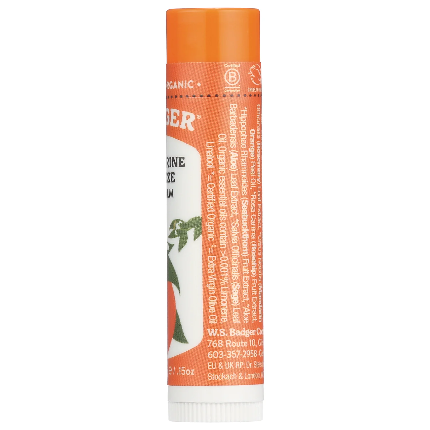 Organic Lip Balm - Tangerine Breeze - Image 2