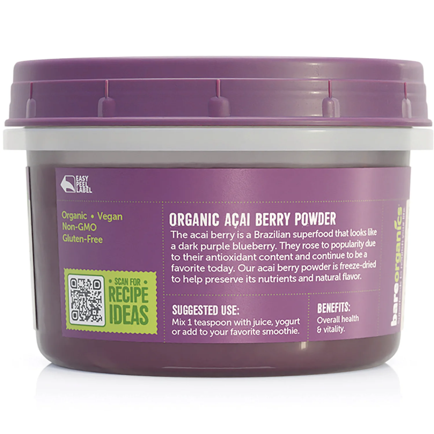 Freeze-Dried Organic Acai Berry Powder - Image 3