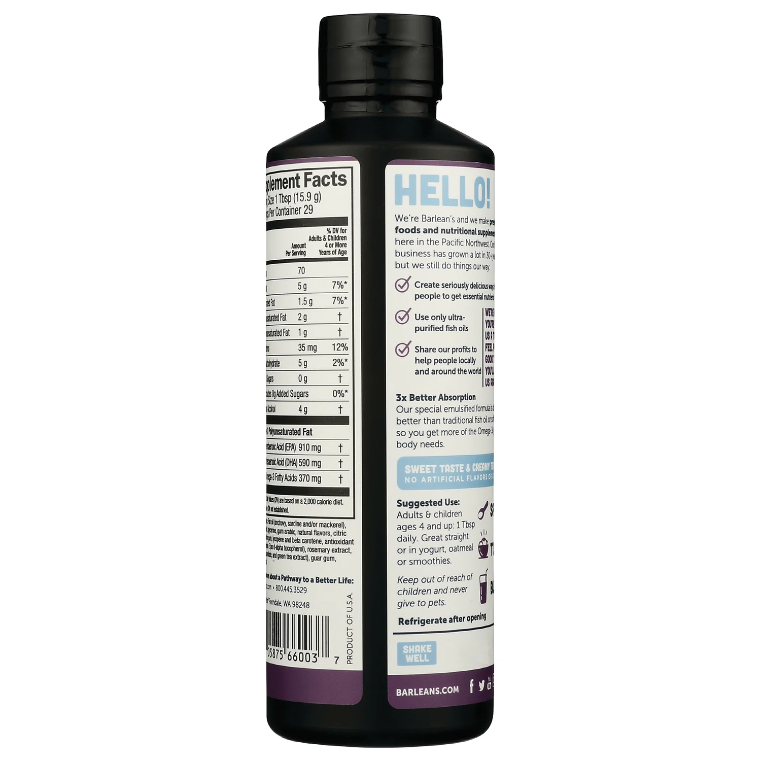 High Potency Omega-3 - Passion Pineapple Smoothie - Image 3
