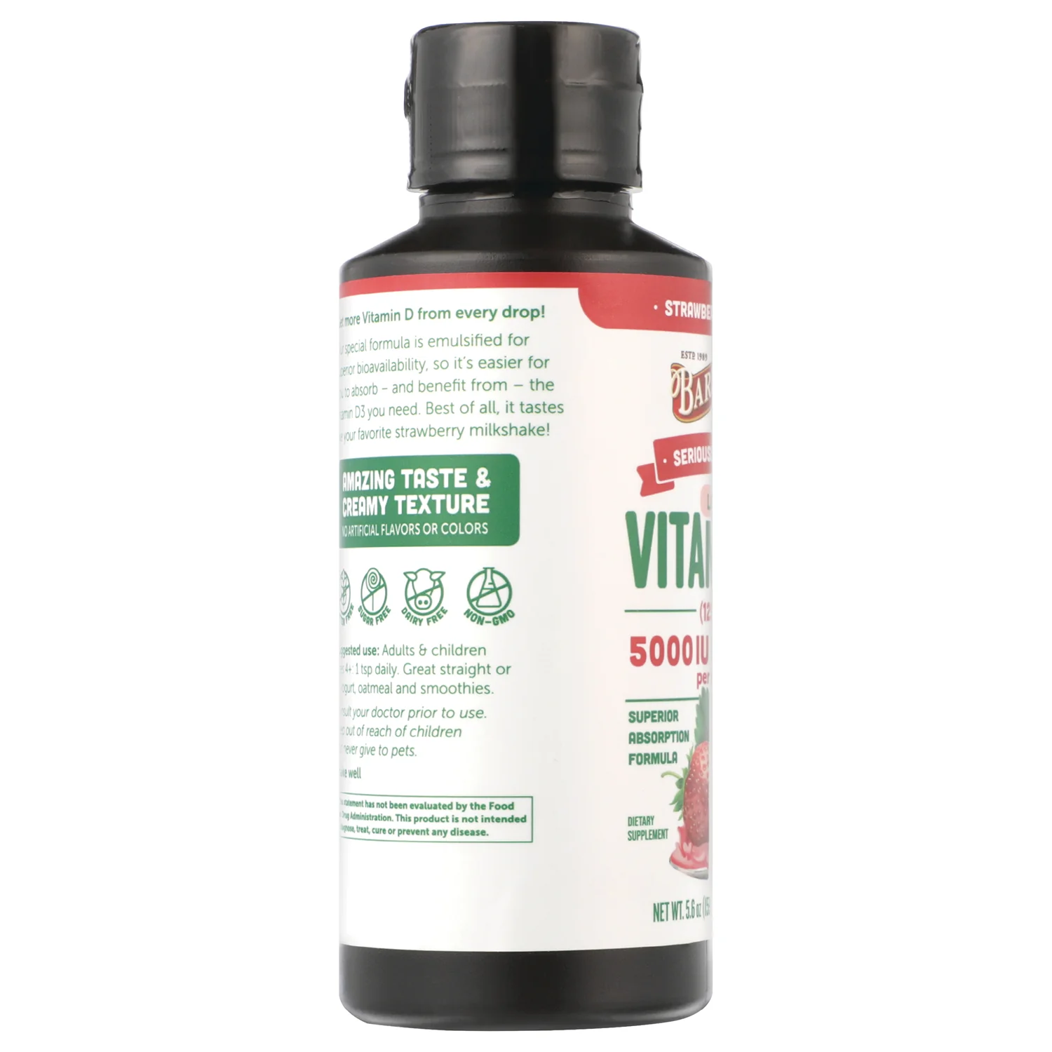Liquid Vitamin D3 - Strawberry Milkshake - Image 4