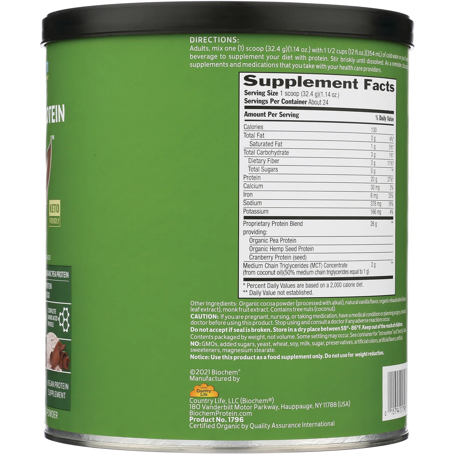 100% Vegan Protein - Chocolate - Image 2