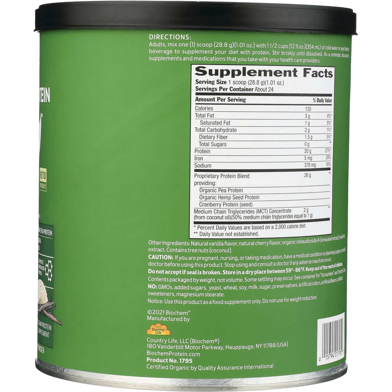 100% Vegan Protein - Vanilla - Image 2
