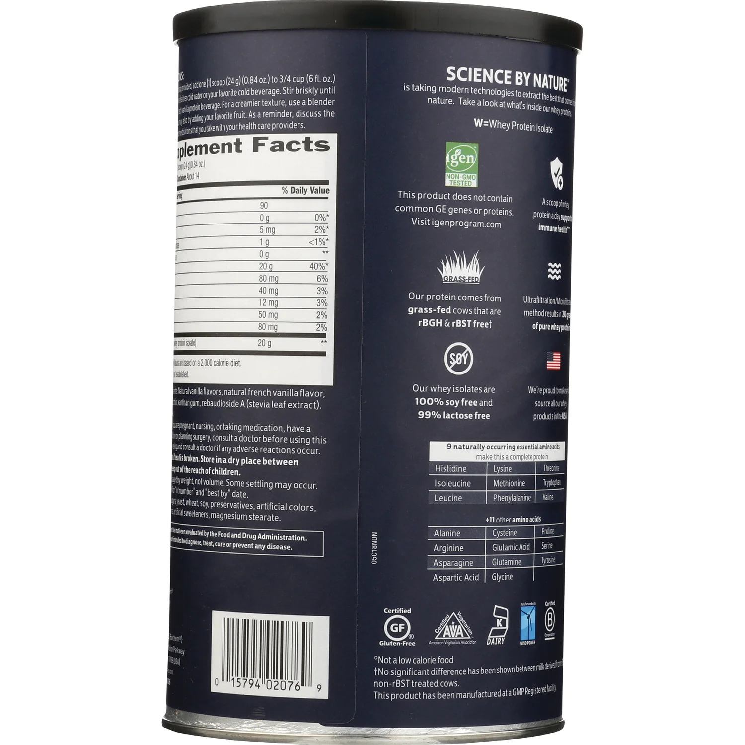 100% Whey Protein Sugar Free - Vanilla - Image 3