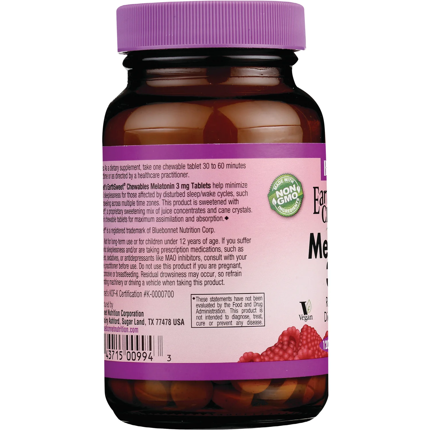 EarthSweet Chewables Melatonin - Raspberry - Image 4