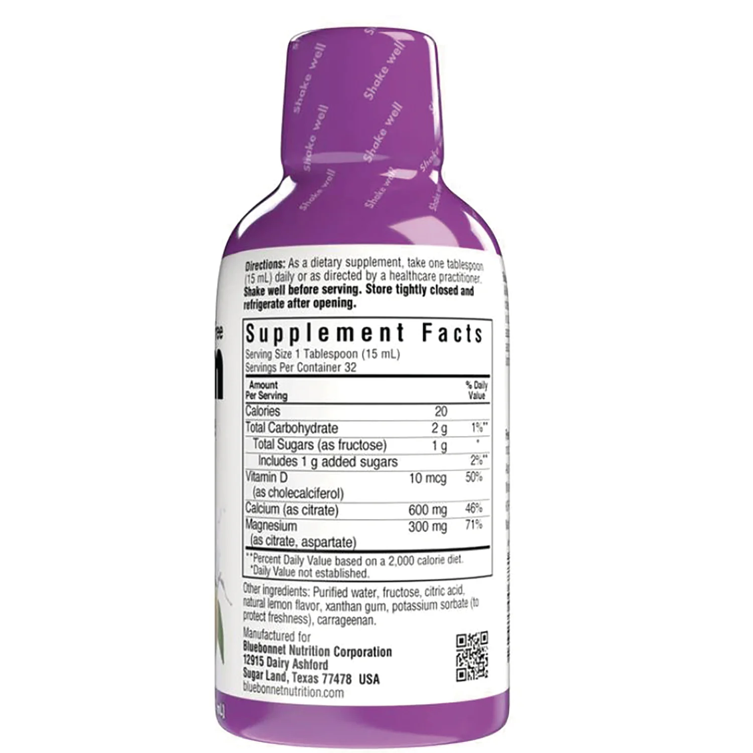 Liquid Calcium, Magnesium Citrate & Vitamin D3 - Lemon - Image 2