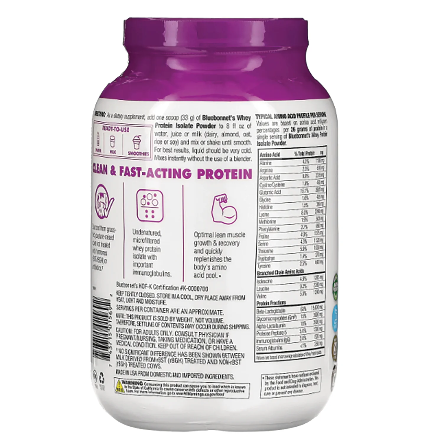 Whey Protein Isolate - Chocolate - Image 3