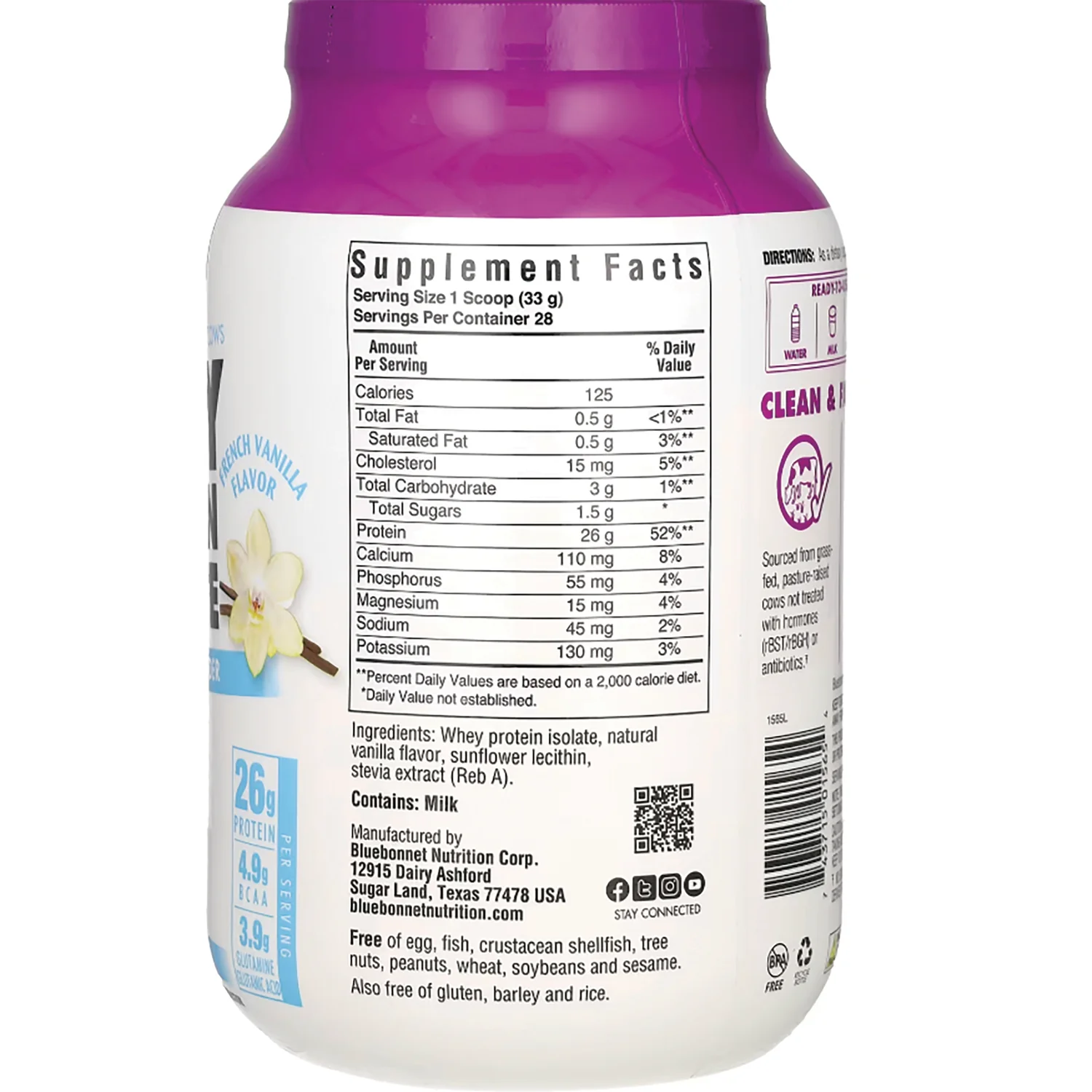Whey Protein Isolate - French Vanilla - Image 2
