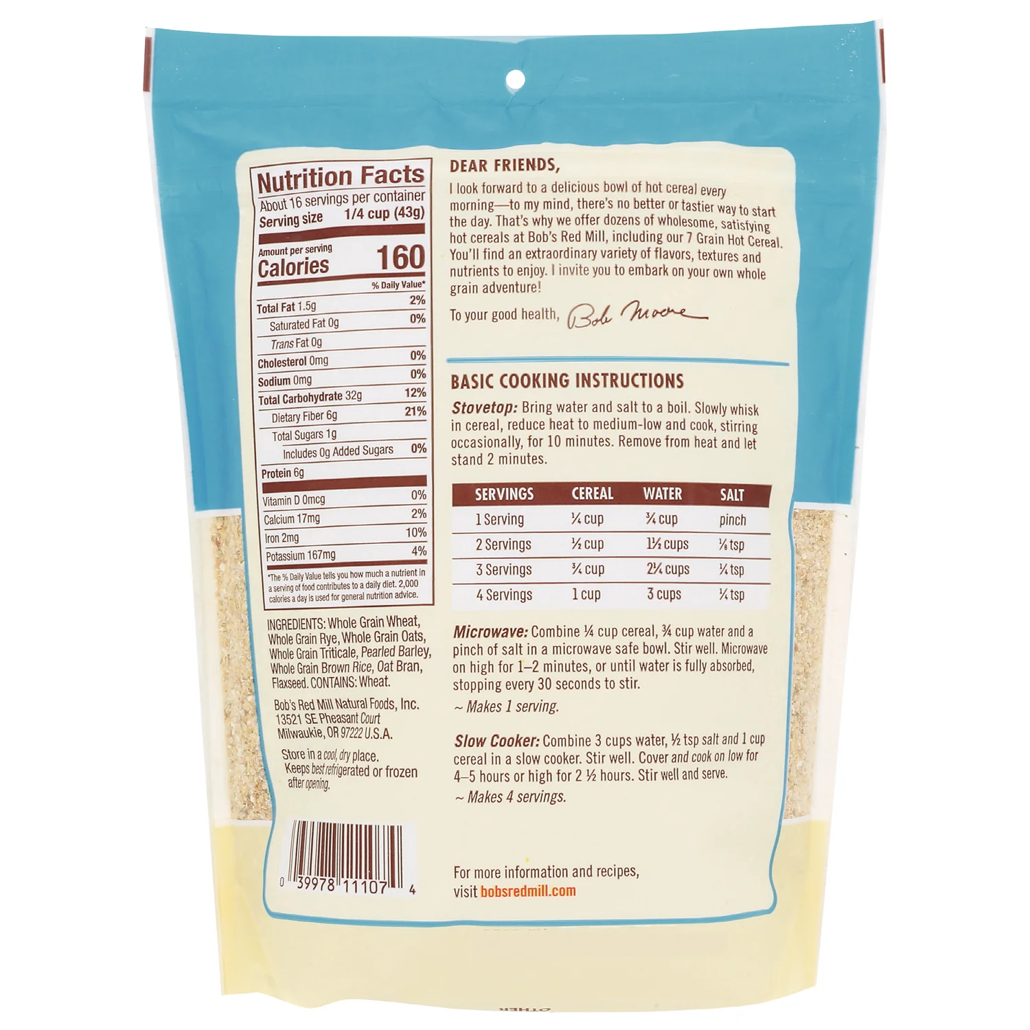 7 Grain Hot Cereal - Image 2