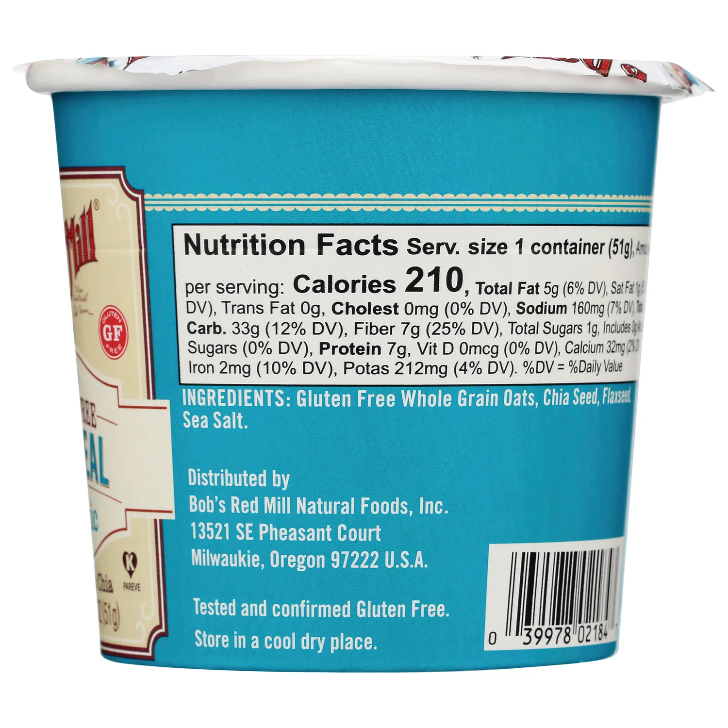 Gluten Free Oatmeal Classic - Image 2