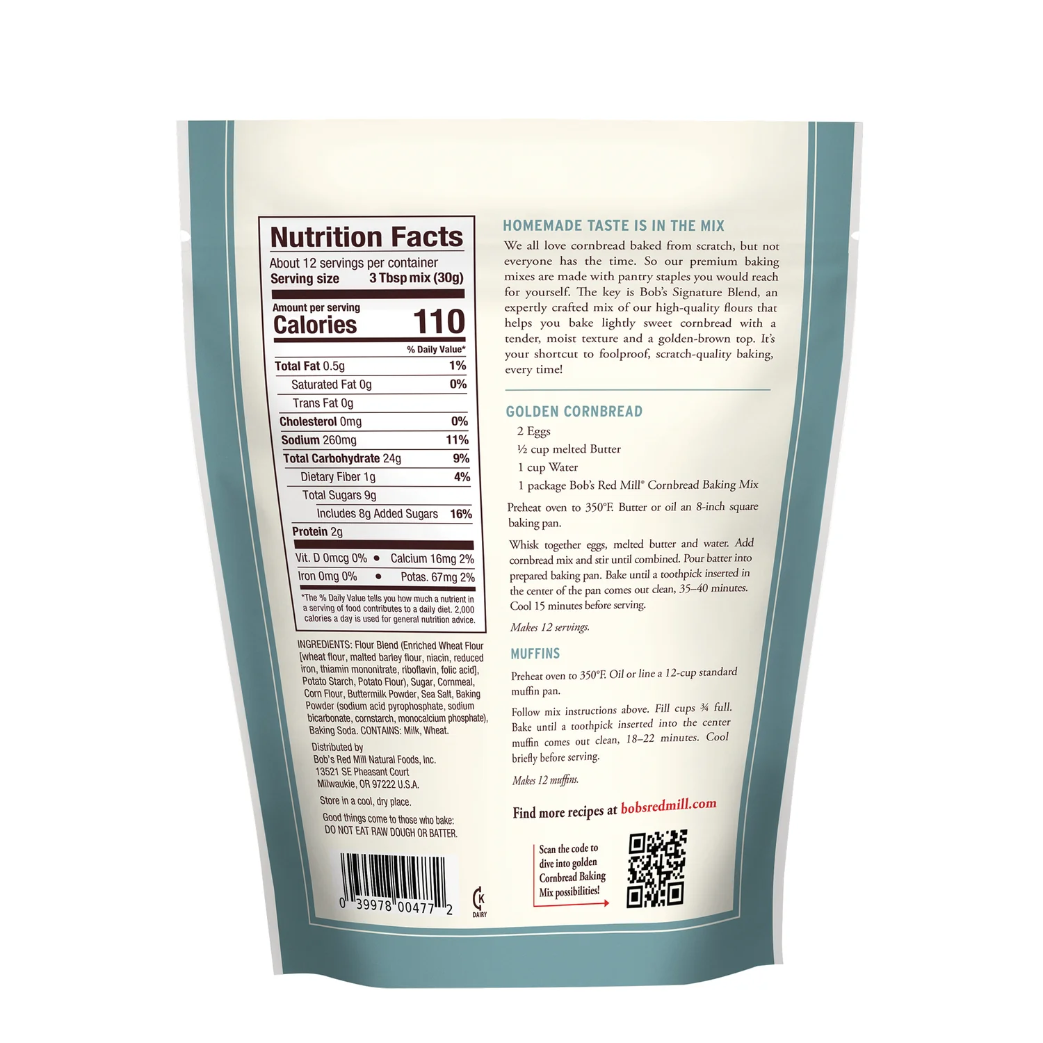 Golden Cornbread Baking Mix - Image 2
