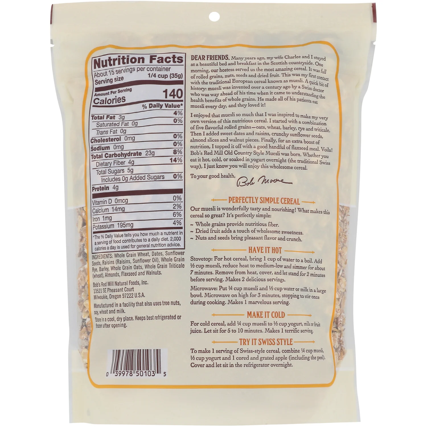Old Country Style Muesli Cereal - Image 2