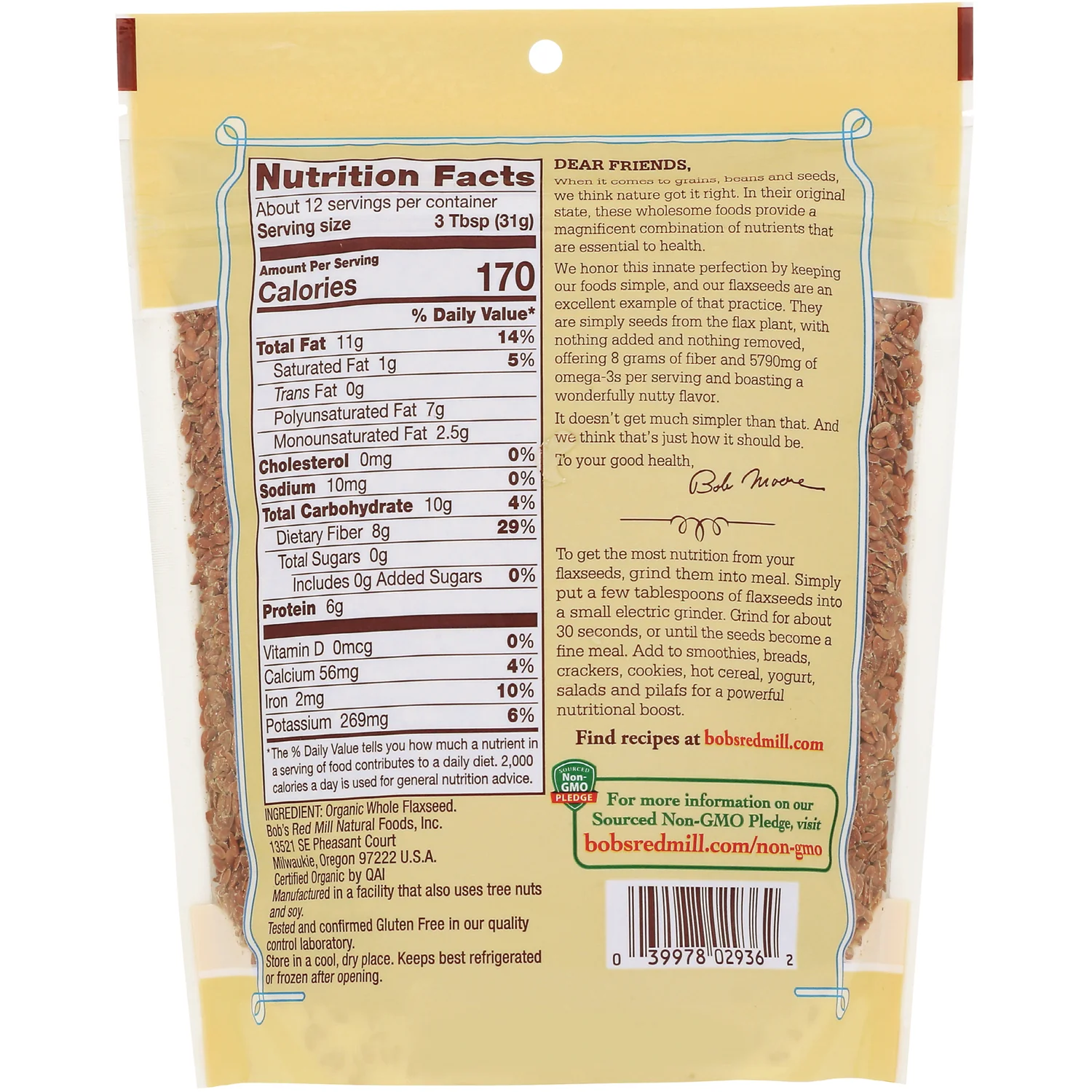 Organic Whole Flaxseed - Image 2