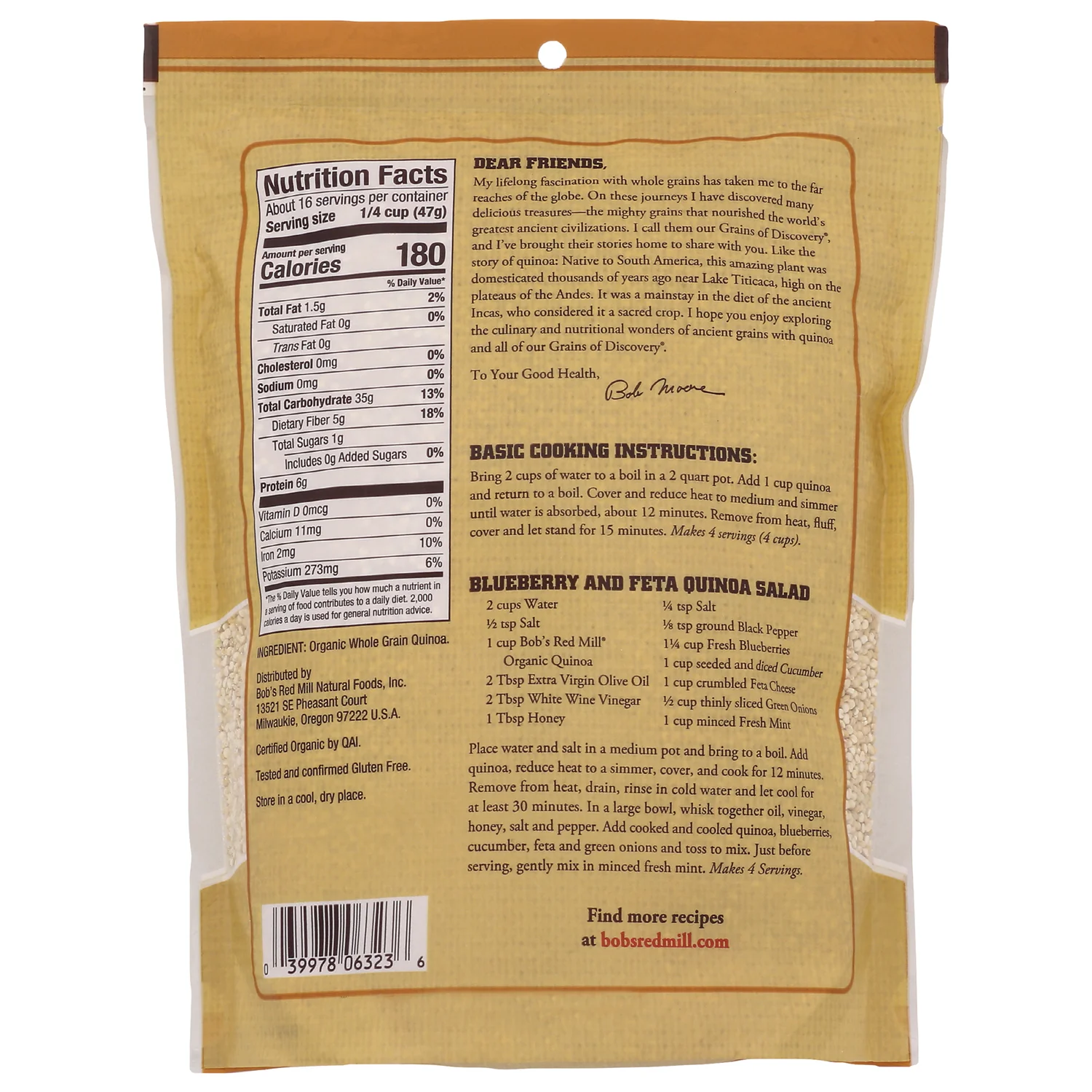 Organic Whole Grain Quinoa - Image 2
