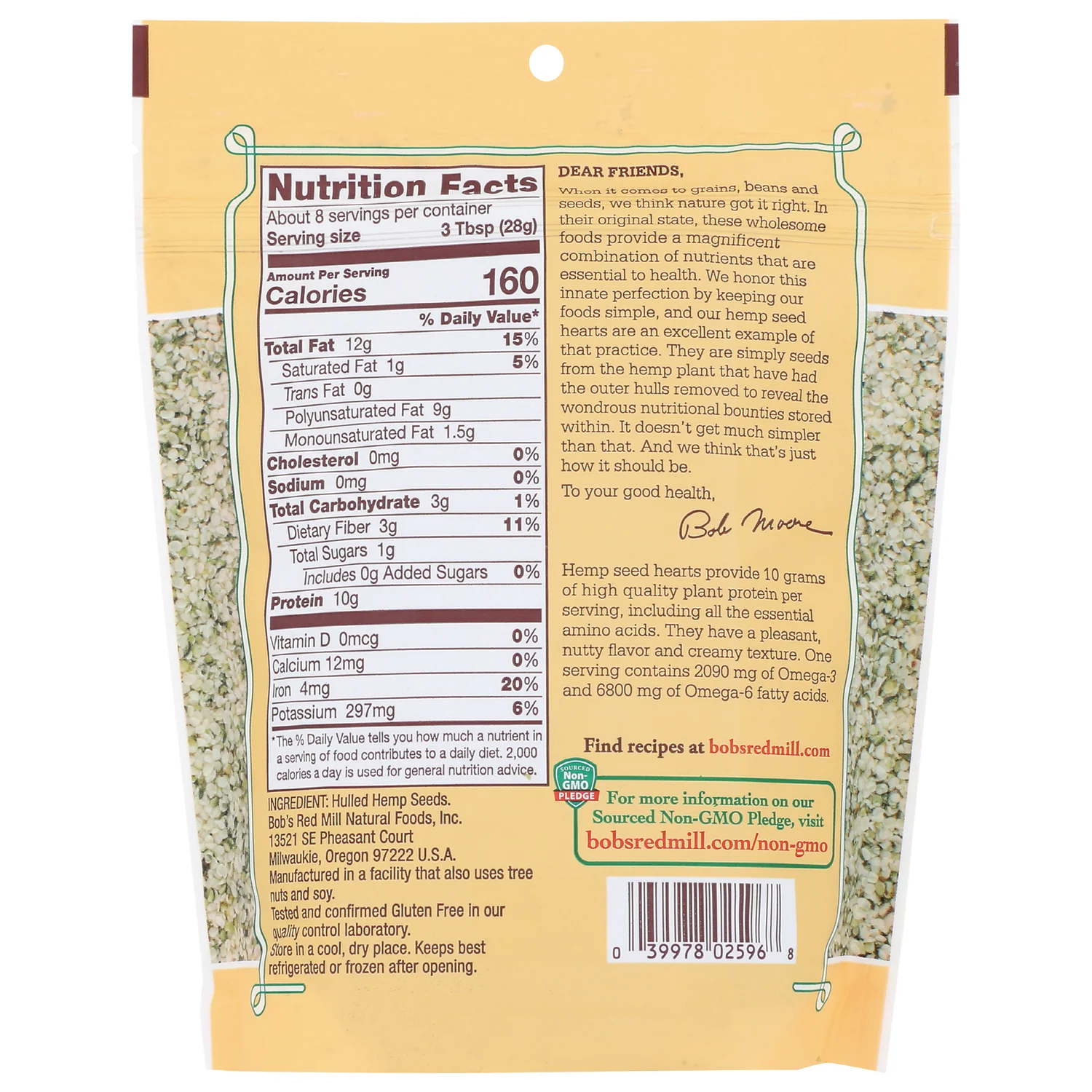 Premium Hulled Hemp Seed Hearts - Image 2