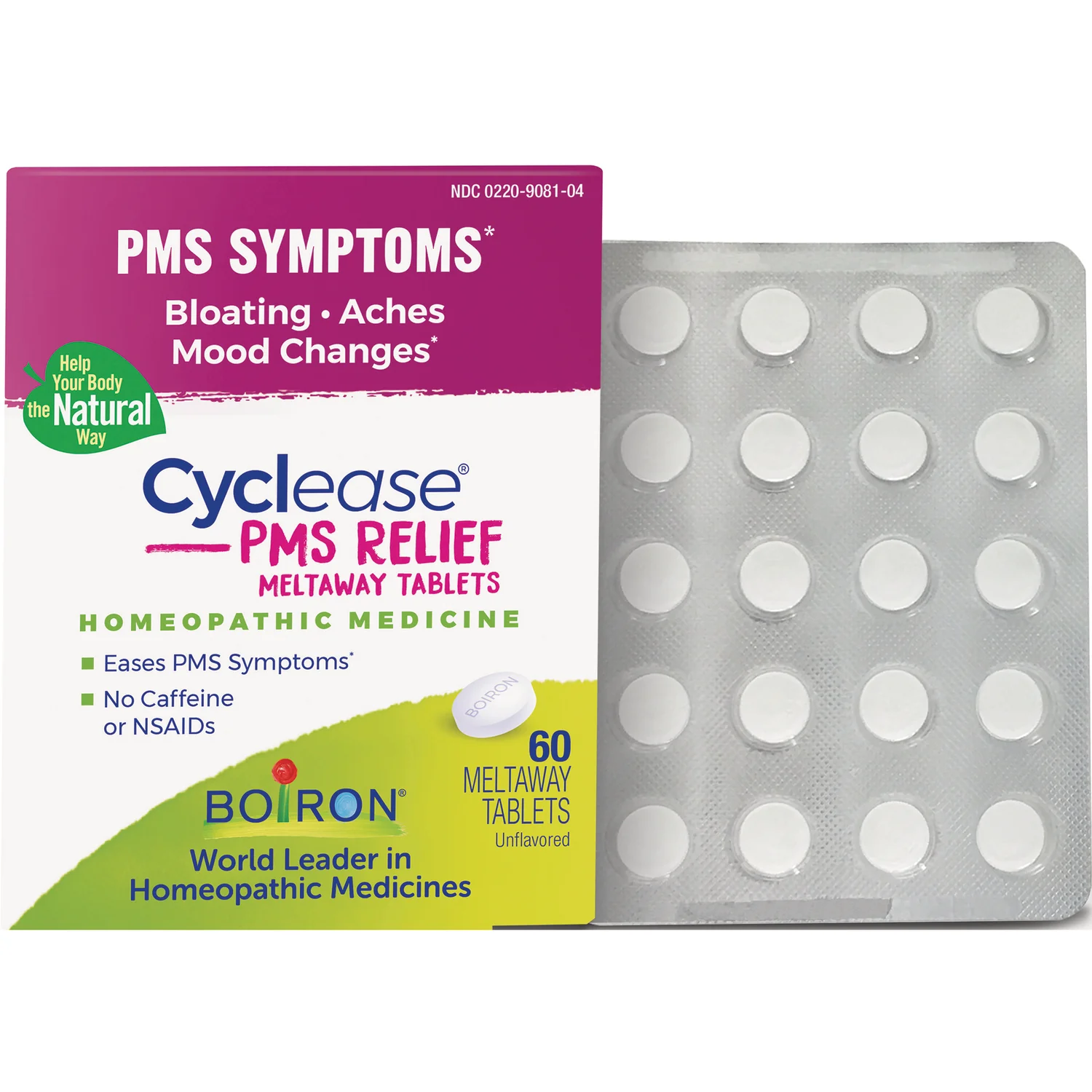 Cyclease PMS Relief Meltaway Tablets - Unflavored