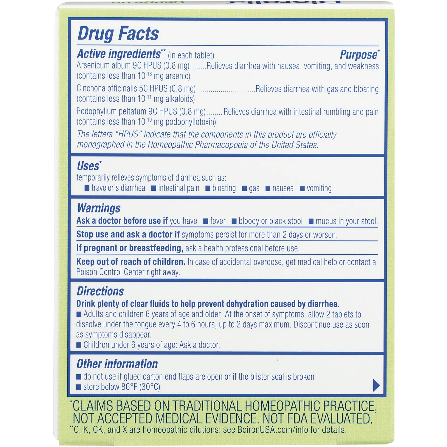 Diaralia Meltaway Tablets - Unflavored - Image 2
