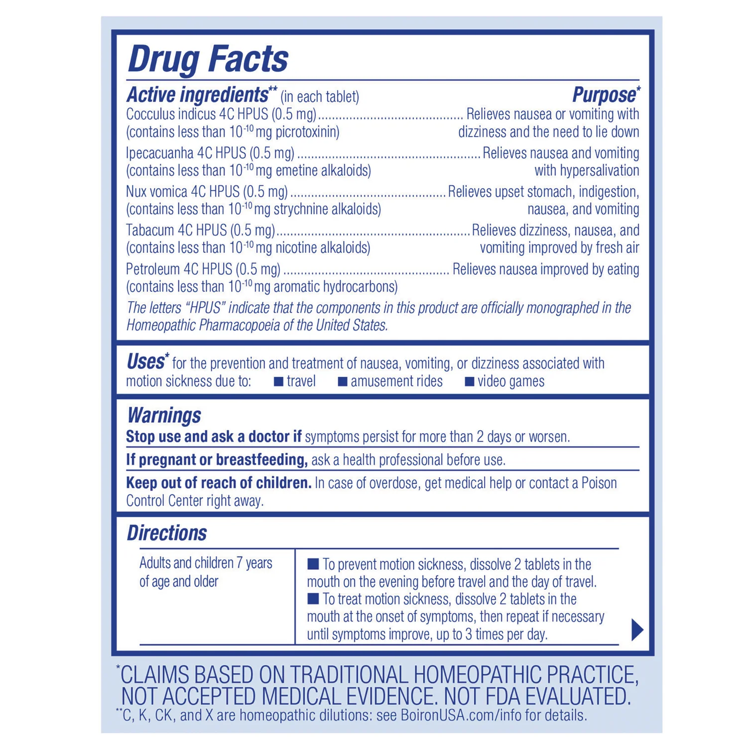 MotionCalm Meltaway Tablets - Image 2