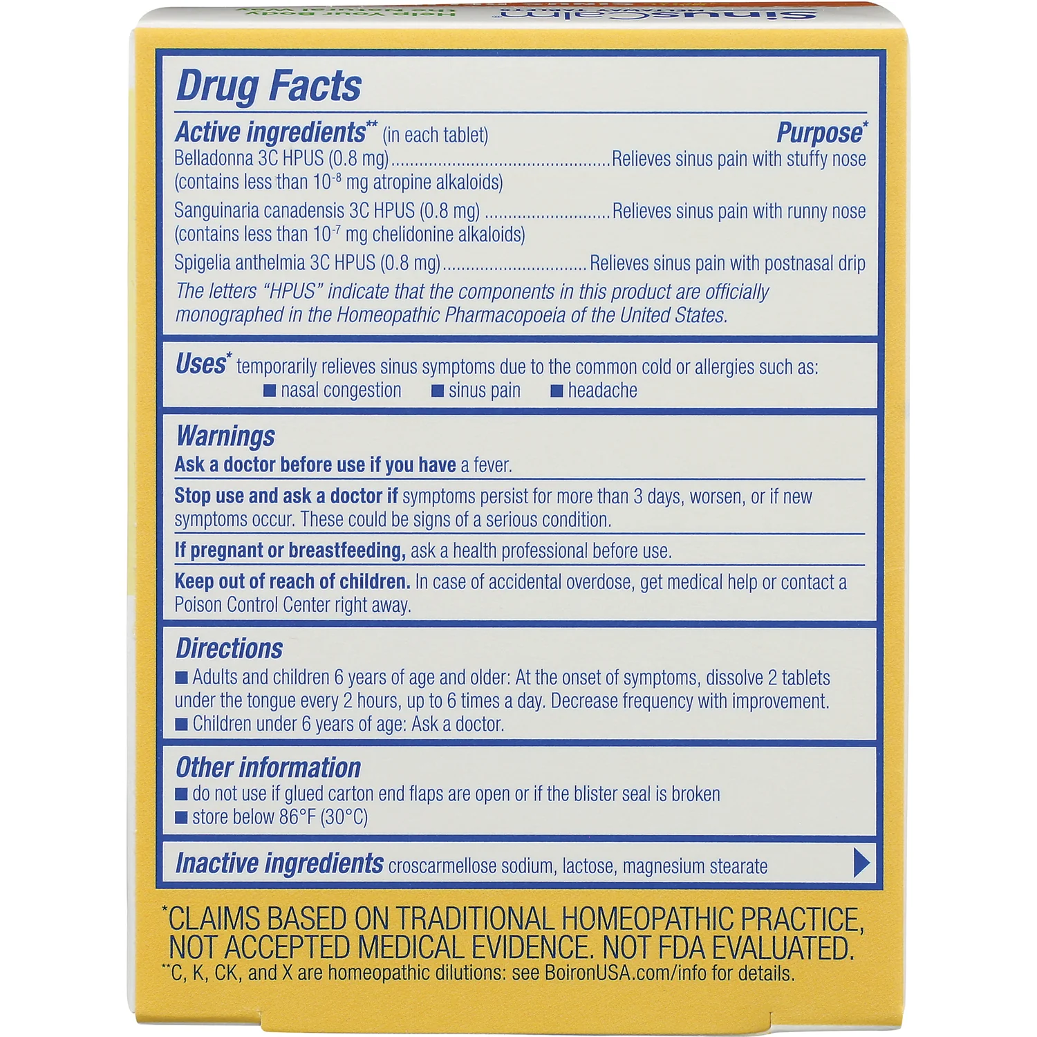 SinusCalm Meltaway Tablets - Unflavored - Image 2
