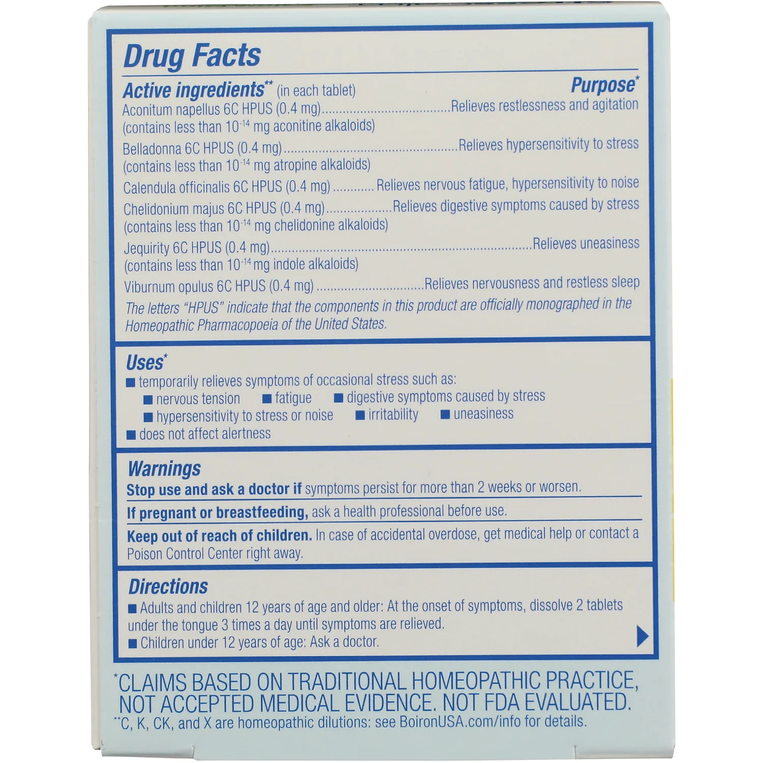 StressCalm Meltaway Tablets - Unflavored - Image 2