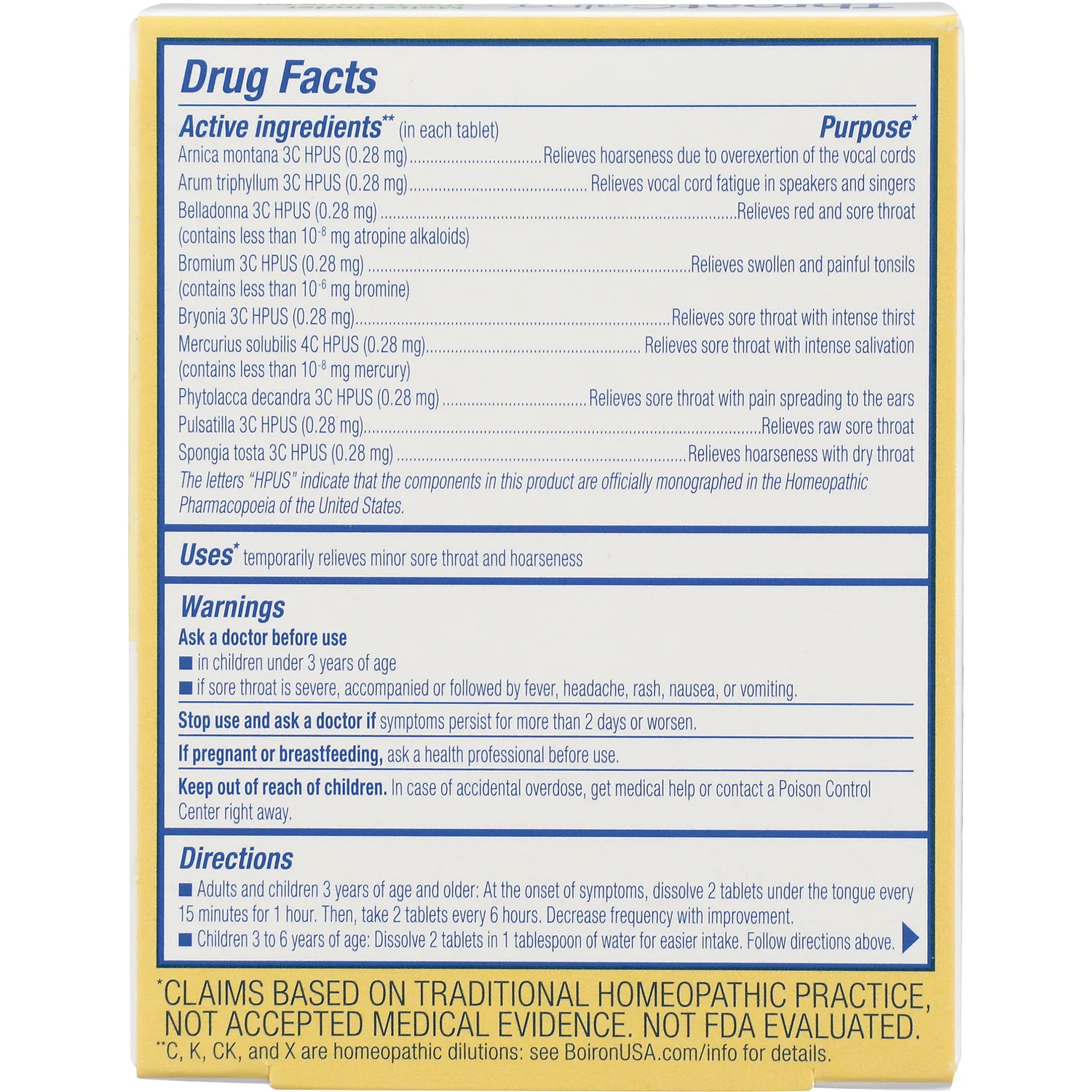 ThroatCalm Meltaway Tablets - Unflavored - Image 2