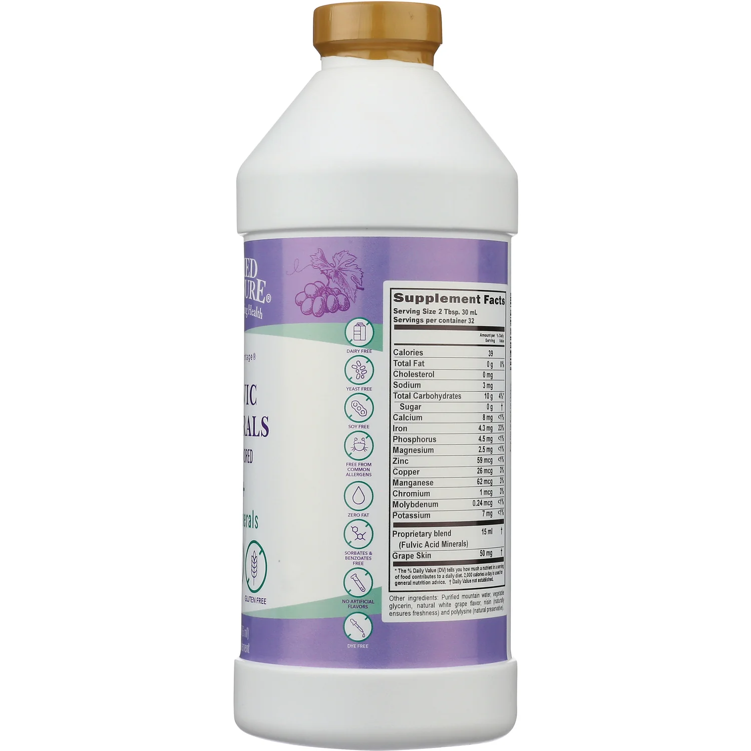 Liquid Advantage Fulvic Mineral - Grape - Image 2