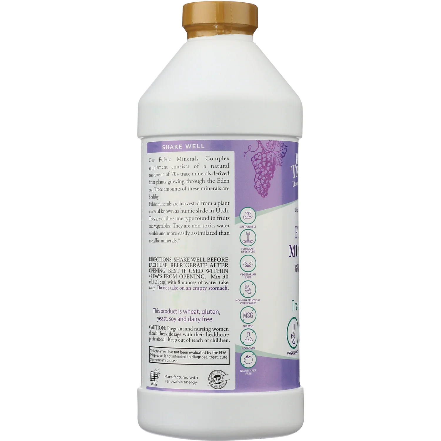 Liquid Advantage Fulvic Mineral - Grape - Image 3