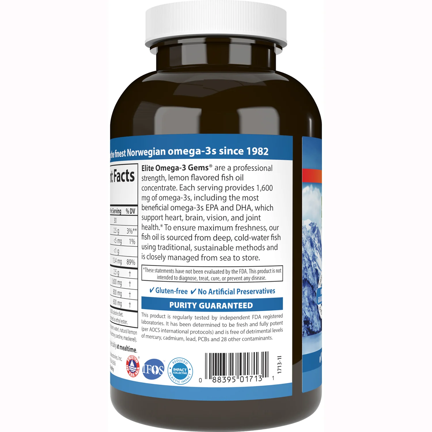 Wild Norwegian Elite Omega-3 Gems - Lemon - Image 3