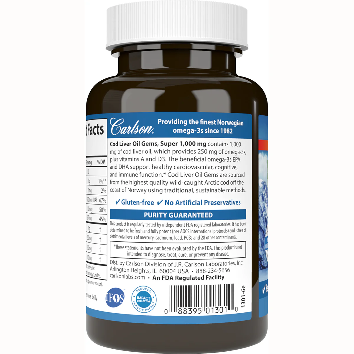 Wild Norwegian Cod Liver Oil Gems - Image 3