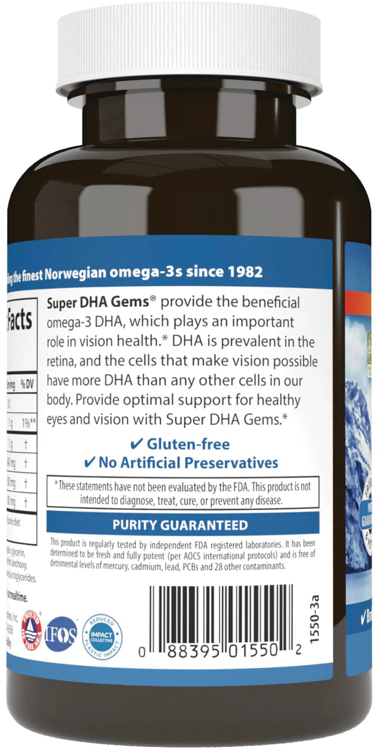 Norwegian Fish Oil Concentrate Super DHA Gems - Image 3