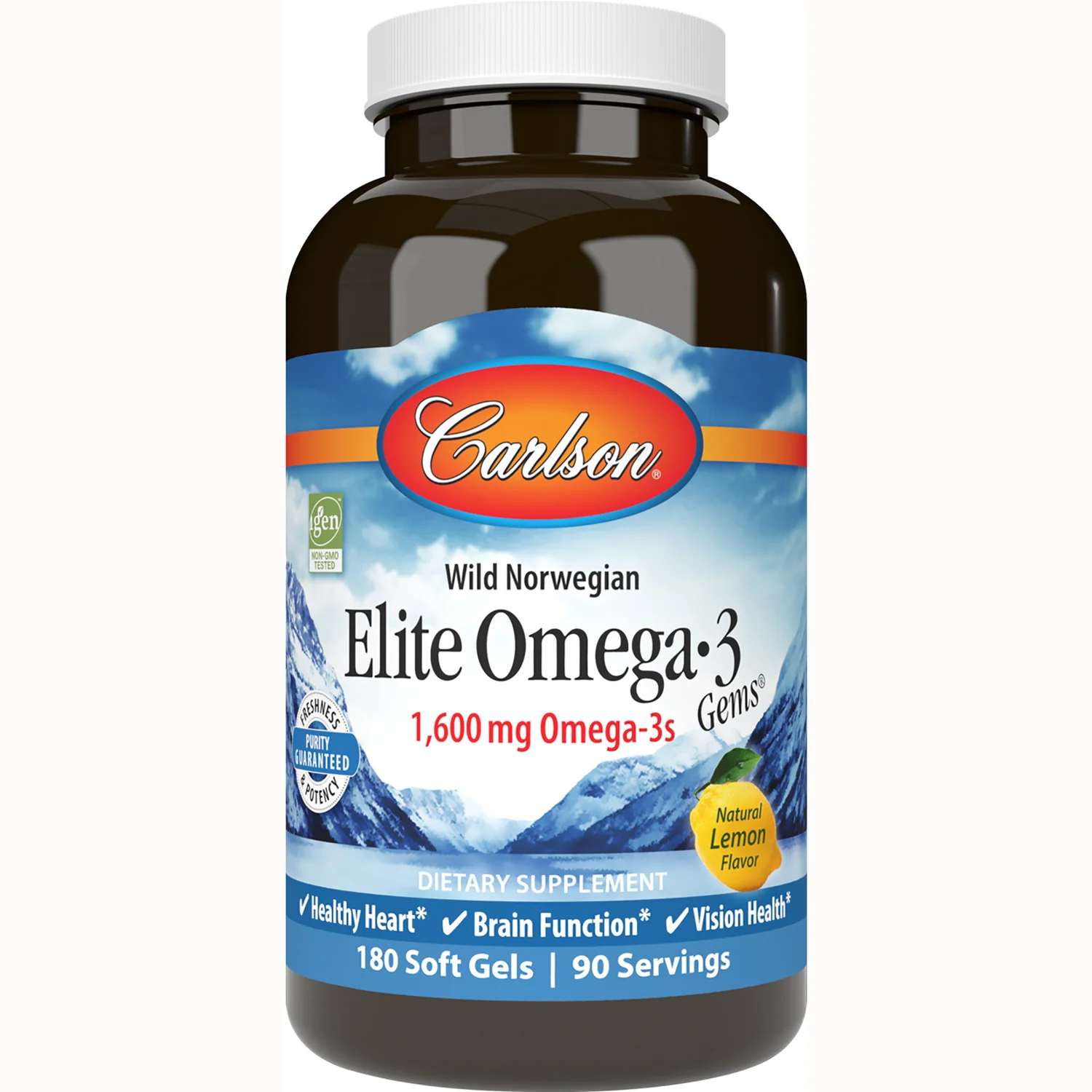 Wild Norwegian Elite Omega-3 Gems - Lemon - Image 2