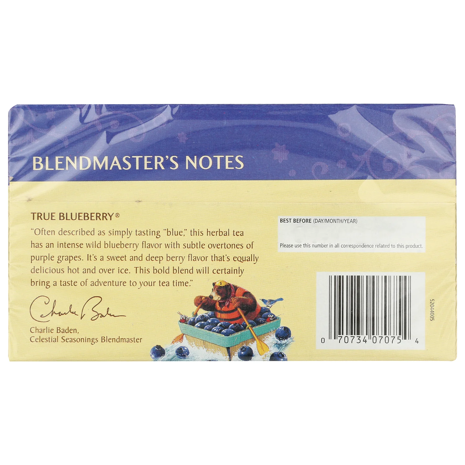 Herbal Tea True Blueberry - Caffeine Free - Image 3