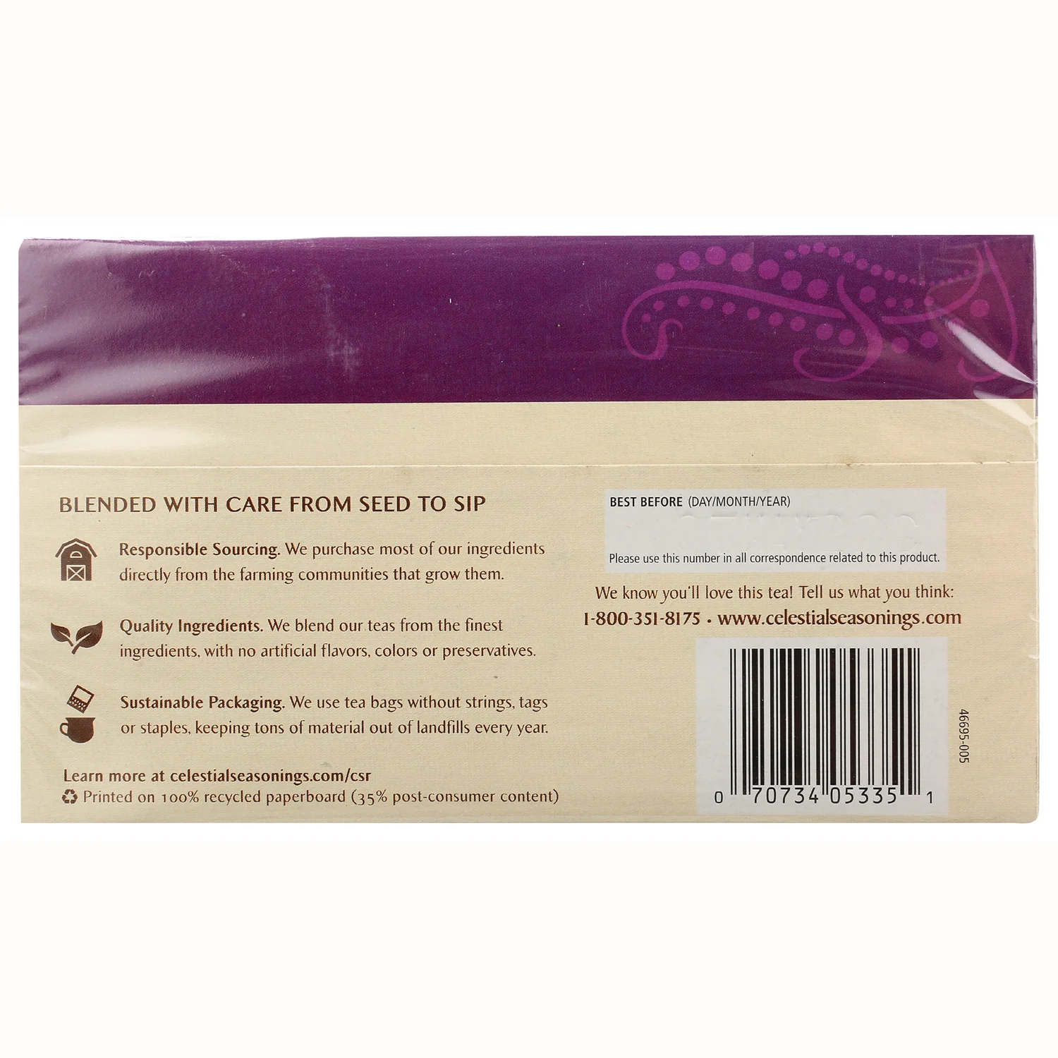 Herbal Tea Wild Berry Zinger - Caffeine Free - Image 3
