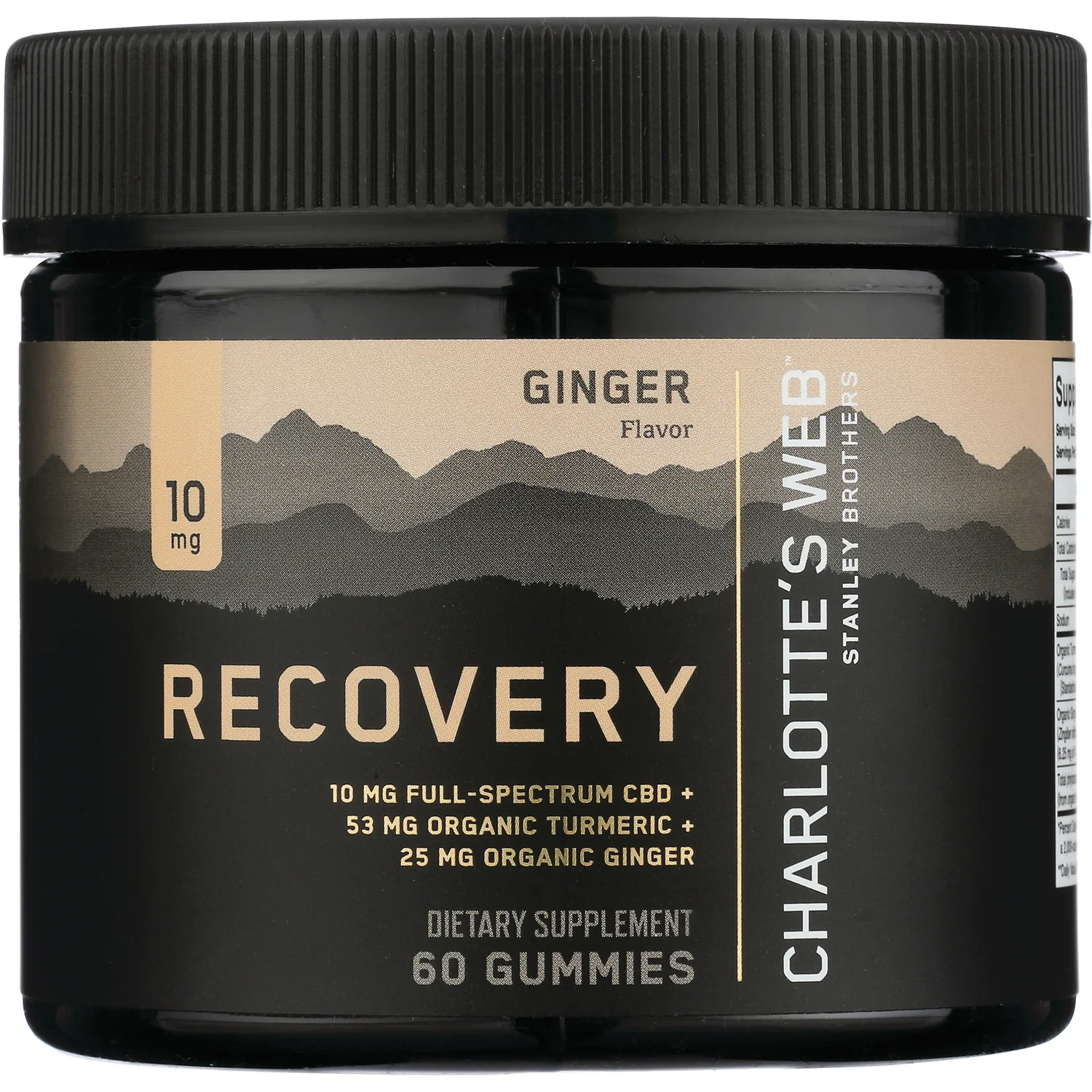 CBD Recovery Gummies - Ginger