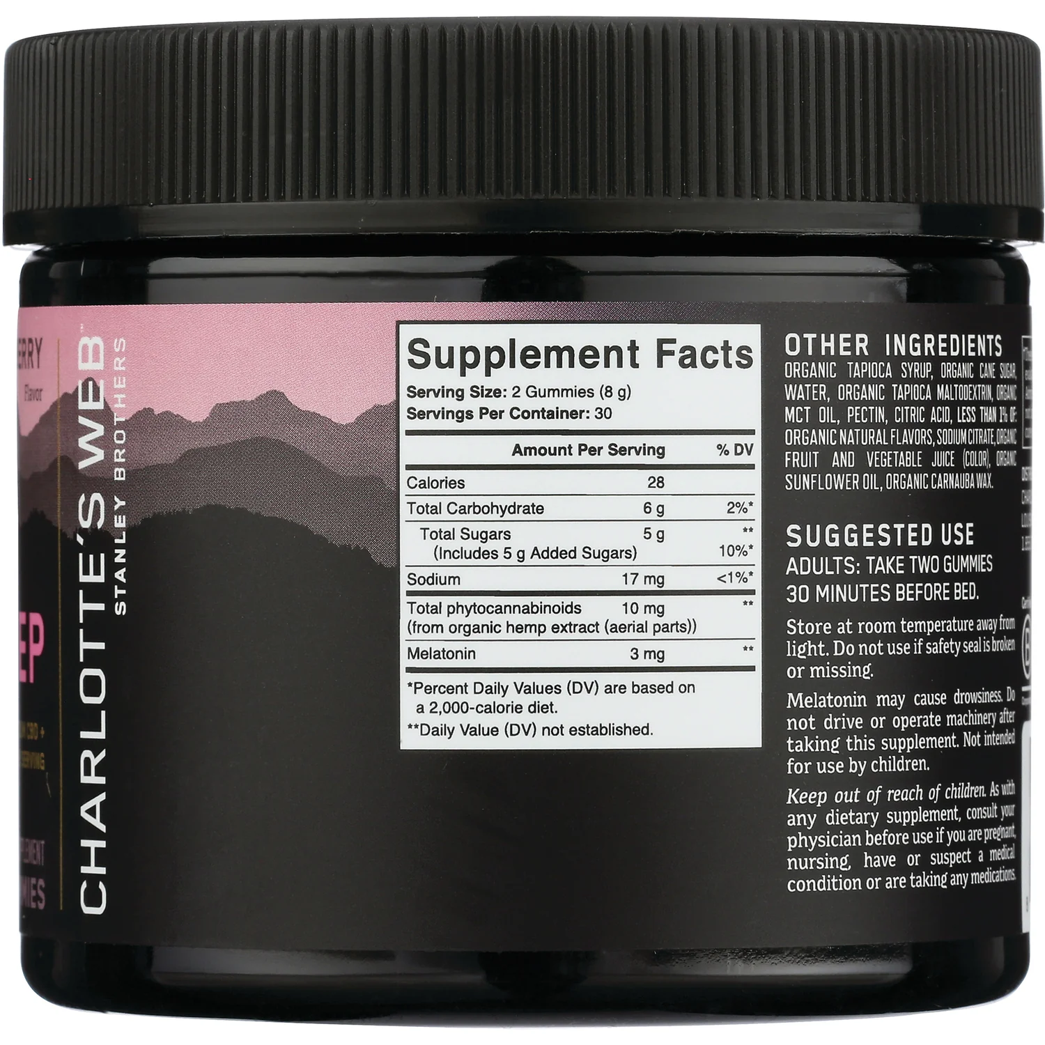CBD Sleep Gummies - Raspberry - Image 2