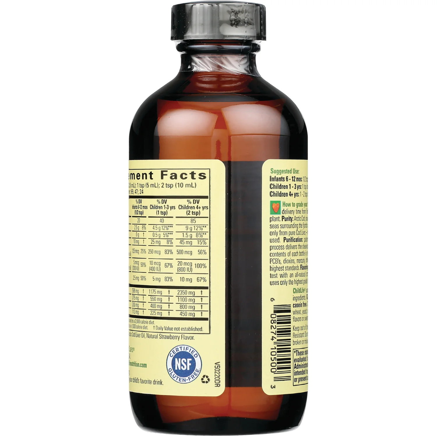 Pure Arctic Cod Liver Oil - Natural Strawberry - Image 3