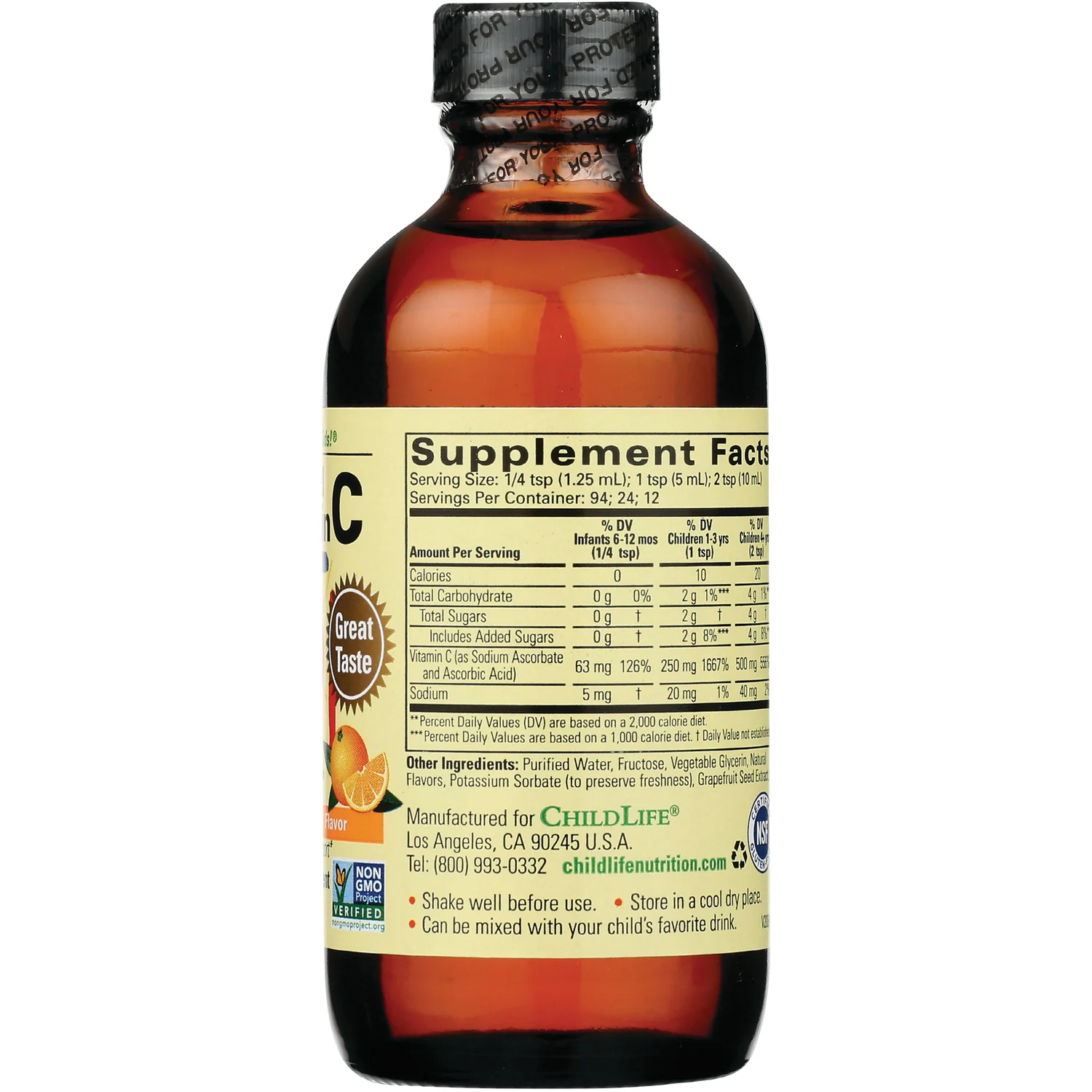 Liquid Vitamin C - Natural Orange - Image 2