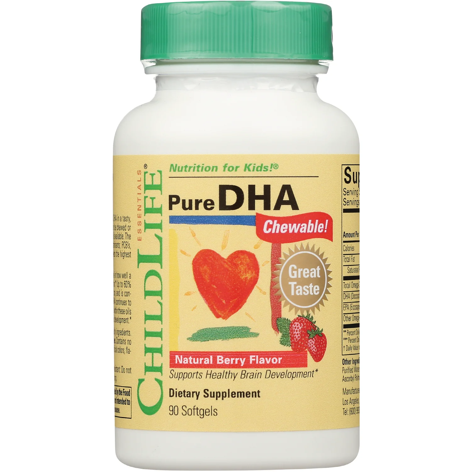 Pure DHA Chewable - Natural Berry