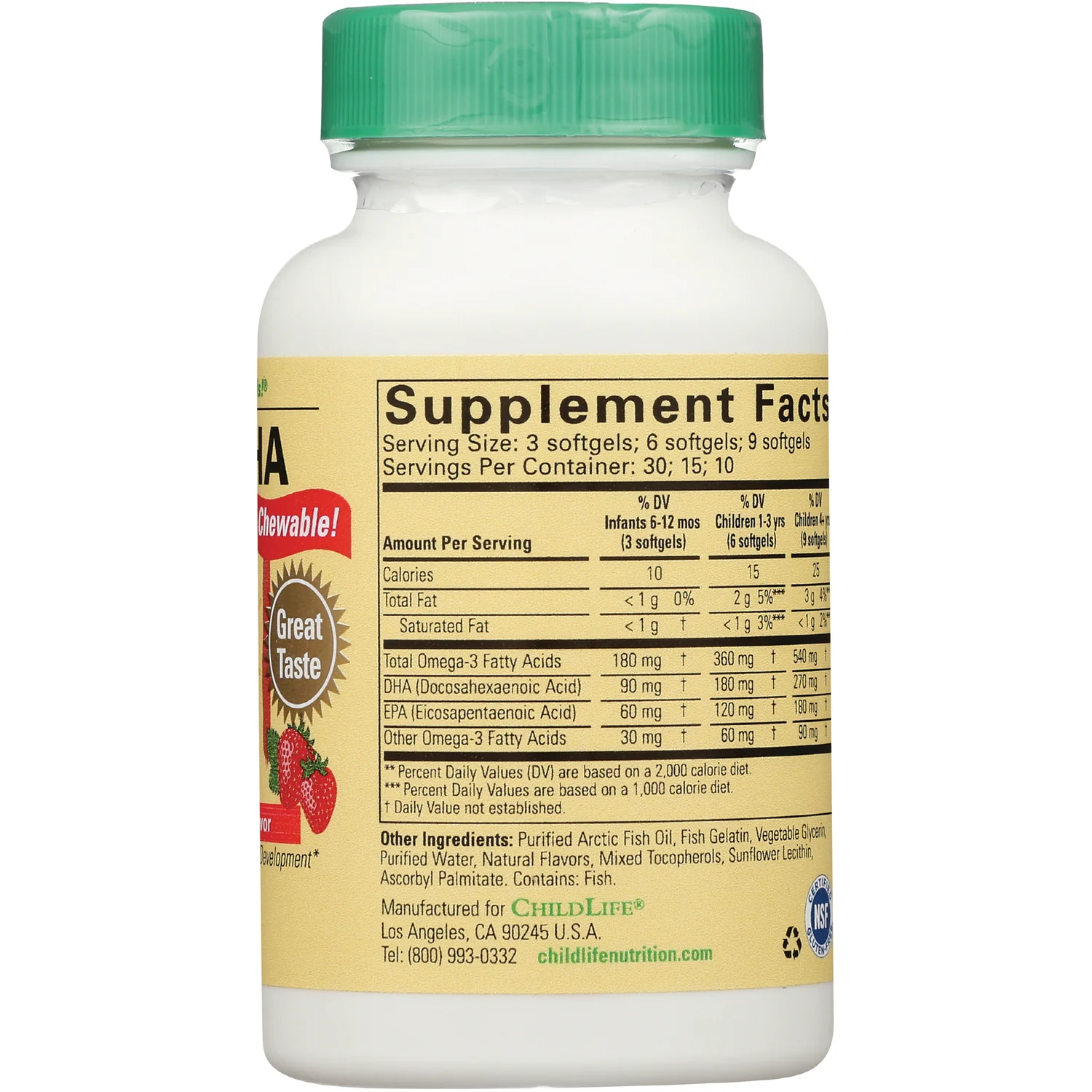 Pure DHA Chewable - Natural Berry - Image 2