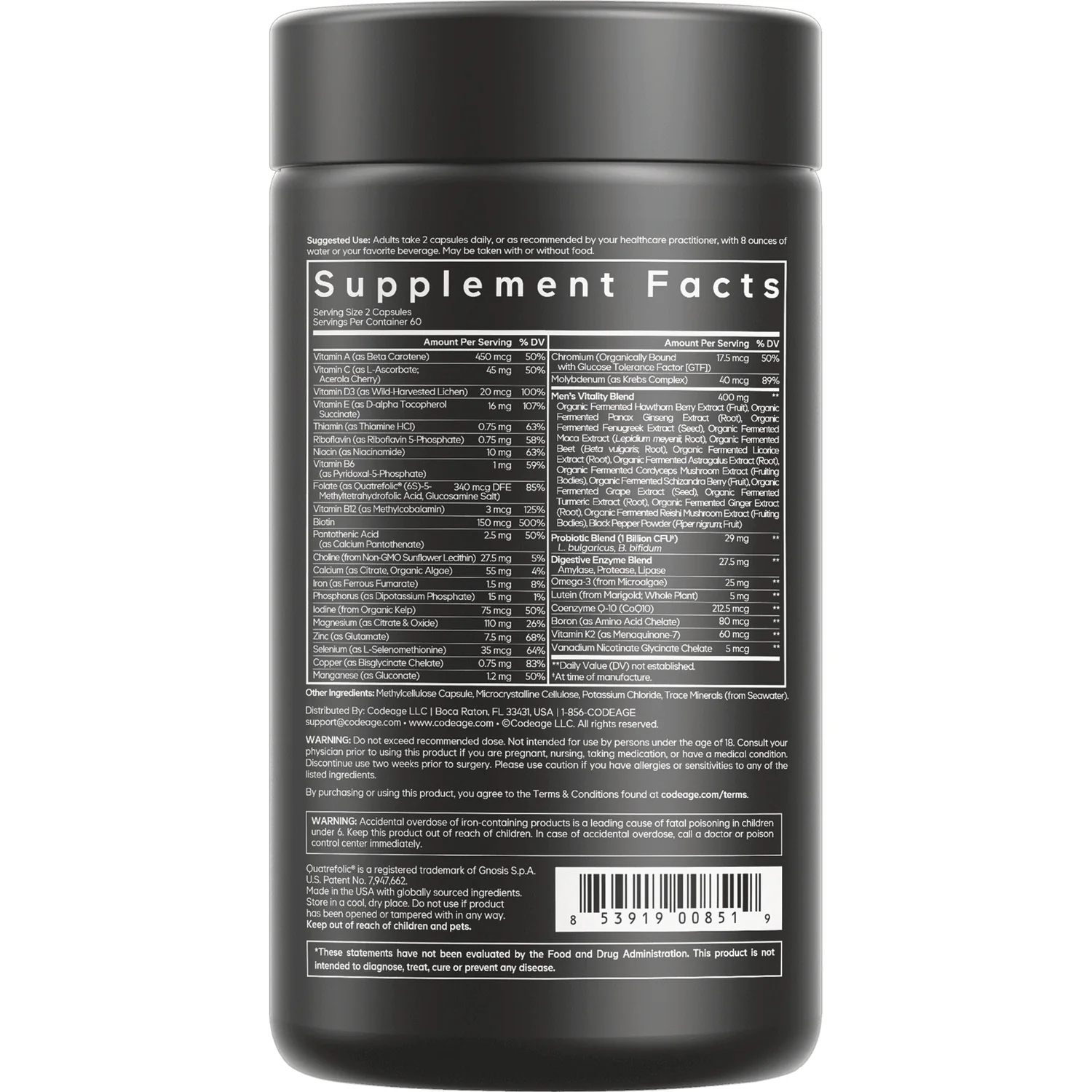 Men's Fermented Multivitamin+ - Image 2