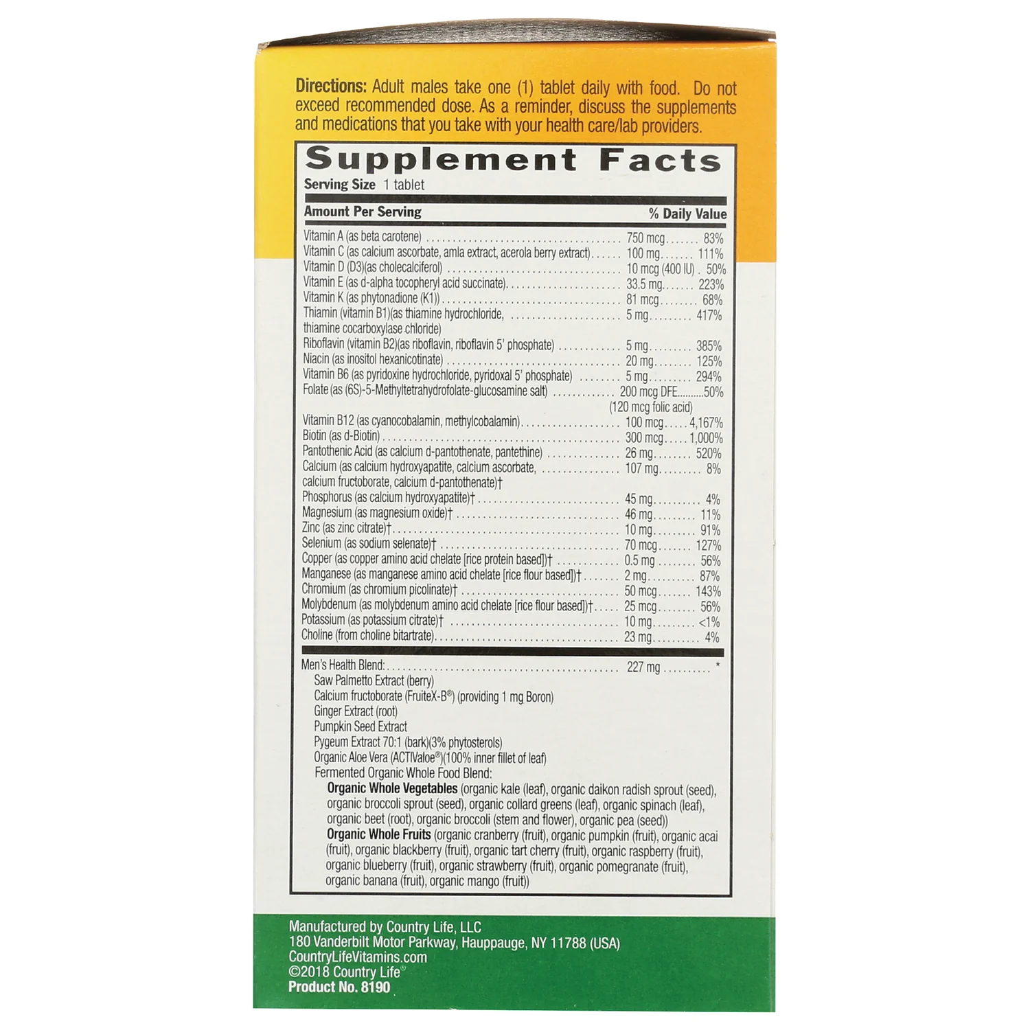 Core Daily 1 Multivitamin For Men - Image 2