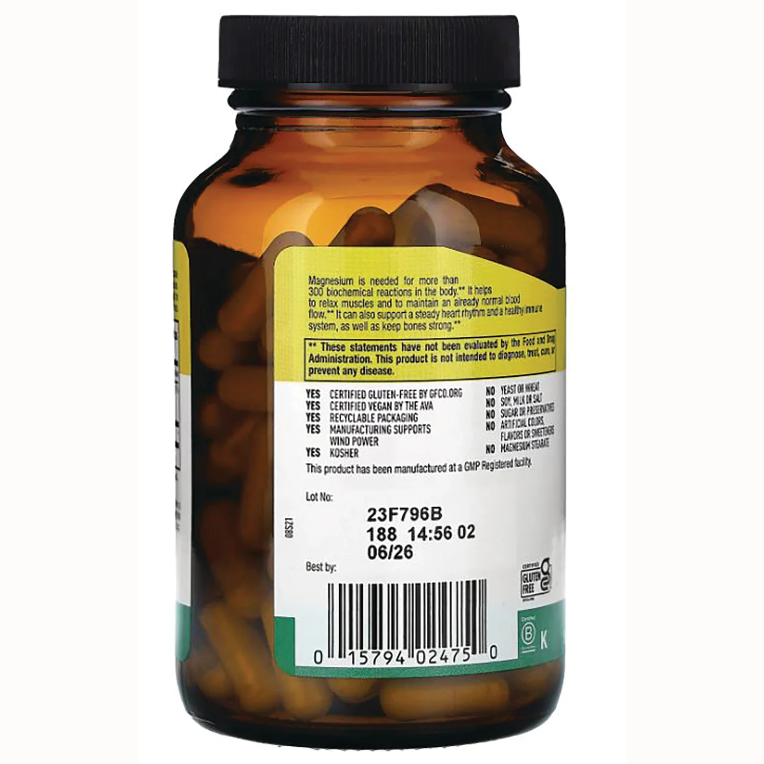 Target-Mins Magnesium Caps with Silica - Image 3