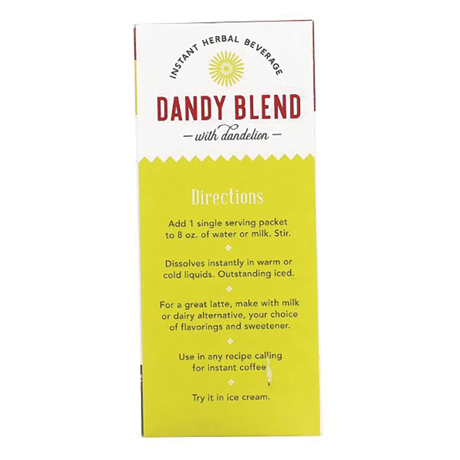 Instant Herbal Beverage with Dandelion - Single Serve Packets - Image 3